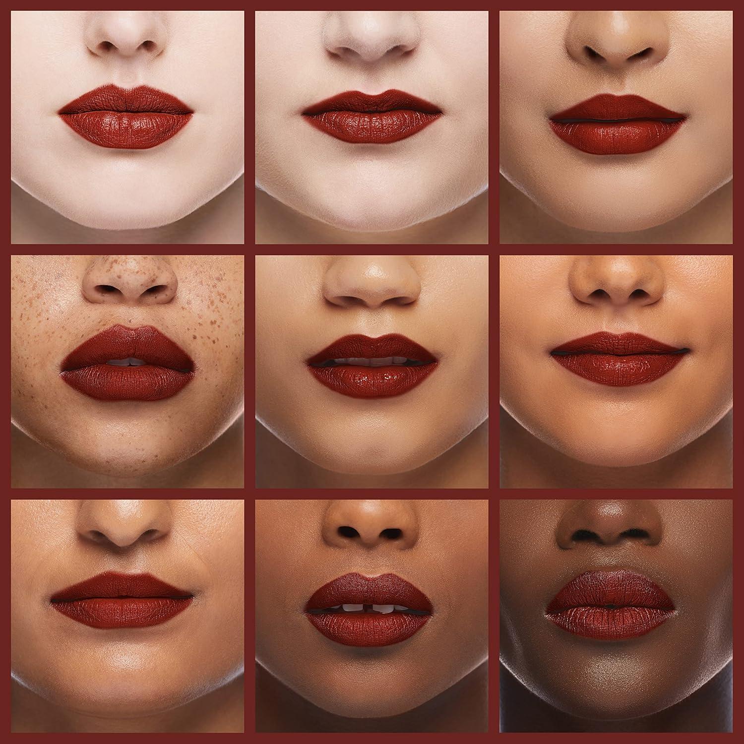wet n wild Mega Last Matte Lip Color, Semi Matte Hyaluronic Acid Infused, Long Lasting Full Coverage for a Nourishing Pout, Cruelty-Free & Vegan – Cinnamon Spice(Sasspot Red)