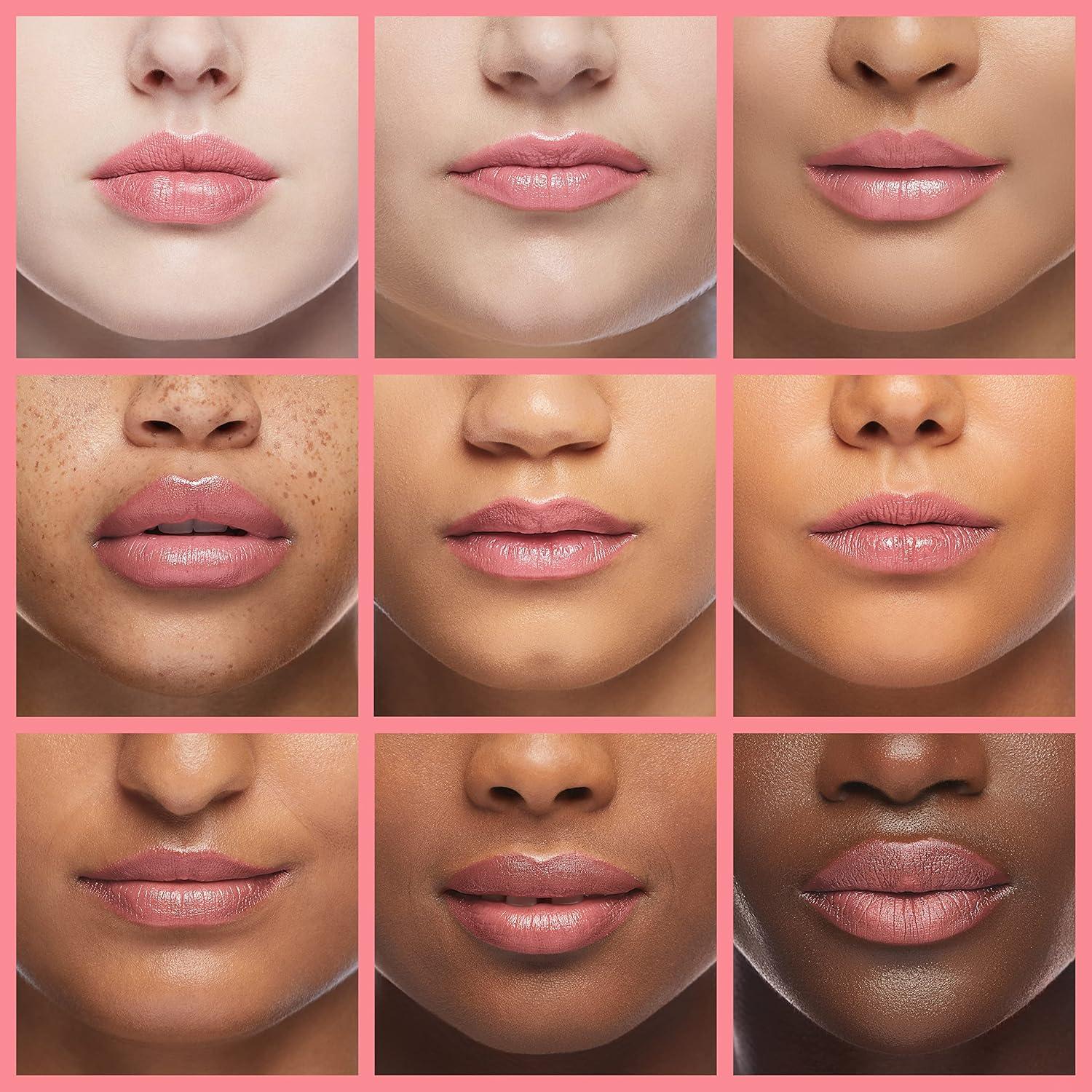 wet n wild Rose Comforting Glossy Natural Lipstick Dark Red Taffy Daddy(Biscotti Mommy)