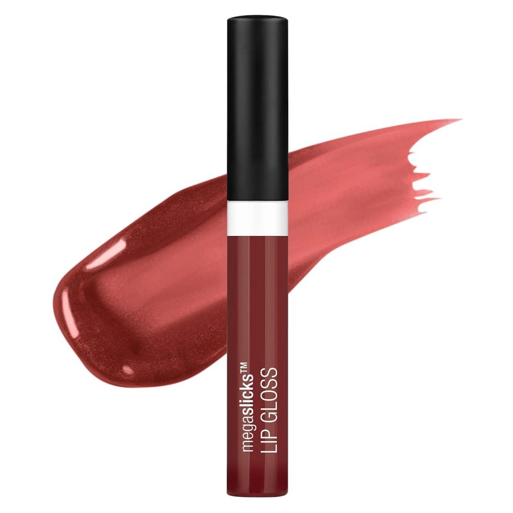 wet n wild MegaSlicks Lip Gloss, Ultra-Glossy, Vitamin-E Enriched, Ultra-Gloss High Shine Moisturizing, Cruelty-Free & Vegan – Berried Treasure(Carded)(Wined and Dined)