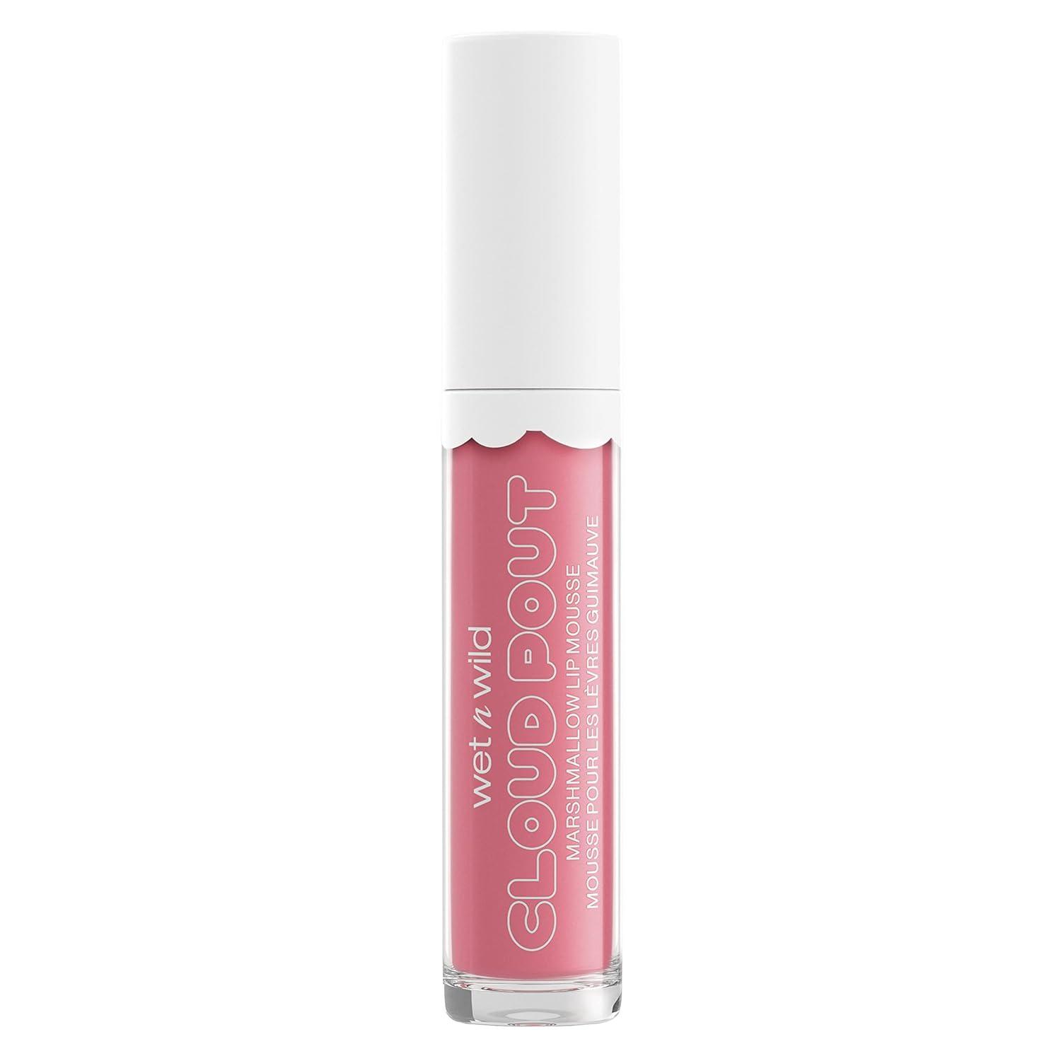 wet n wild Lip Cream Cloud Pout w/Marshmallow, Pink Girl, You’re Whipped | Argan Oil | Vitamin E | Marshmallow Flavored(Light Pink Pour Some Suga On Me)
