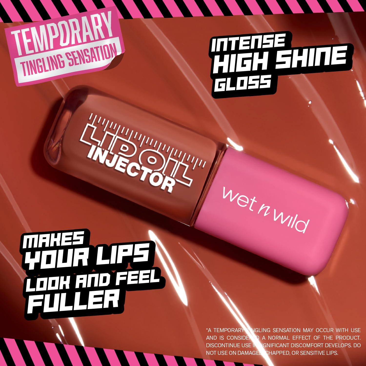 wet n wild Hello Kitty Glitter Lip Oil, New 10 Oil Infused Formula, Warm Apple Pie Lightly Scented, Sparkly Bold Colors, Cruelty-Free & Vegan – Diamond Bow(Sweet n’ Spicy)