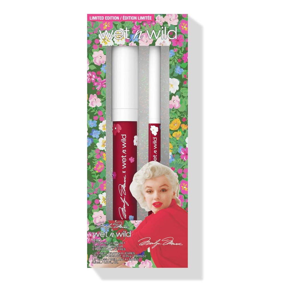 wet n wild Marilyn Monroe Collection Icon Lip Liner & Gloss Set