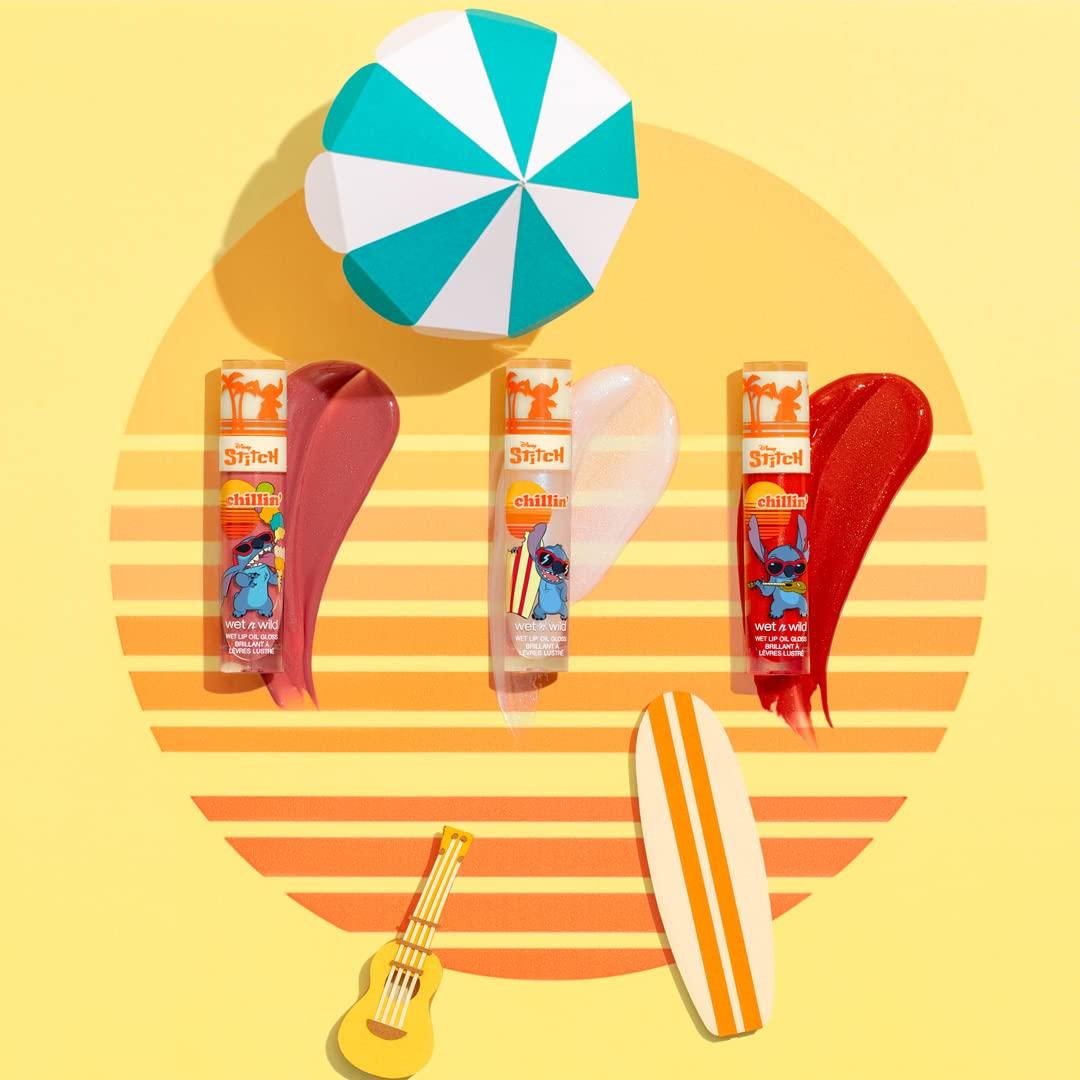 wet n wild Lip Oil – Lightweight, Non-Sticky, Hydrating & Nourishing Formula with 7 Conditioning Oils, Vegan & Cruelty-Free – Cedar Rose(Chillin’ Wet Pink)