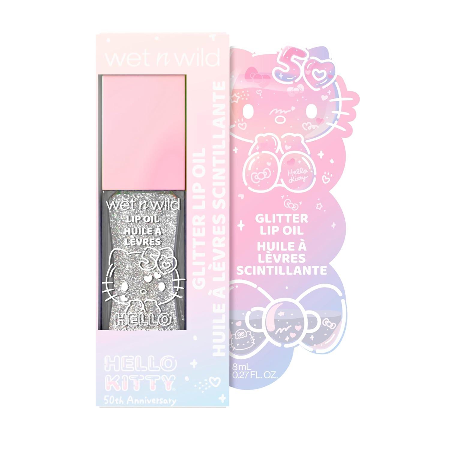wet n wild Lip Oil – Lightweight, Non-Sticky, Hydrating & Nourishing Formula with 7 Conditioning Oils, Vegan & Cruelty-Free – Cedar Rose(Diamond Bow)