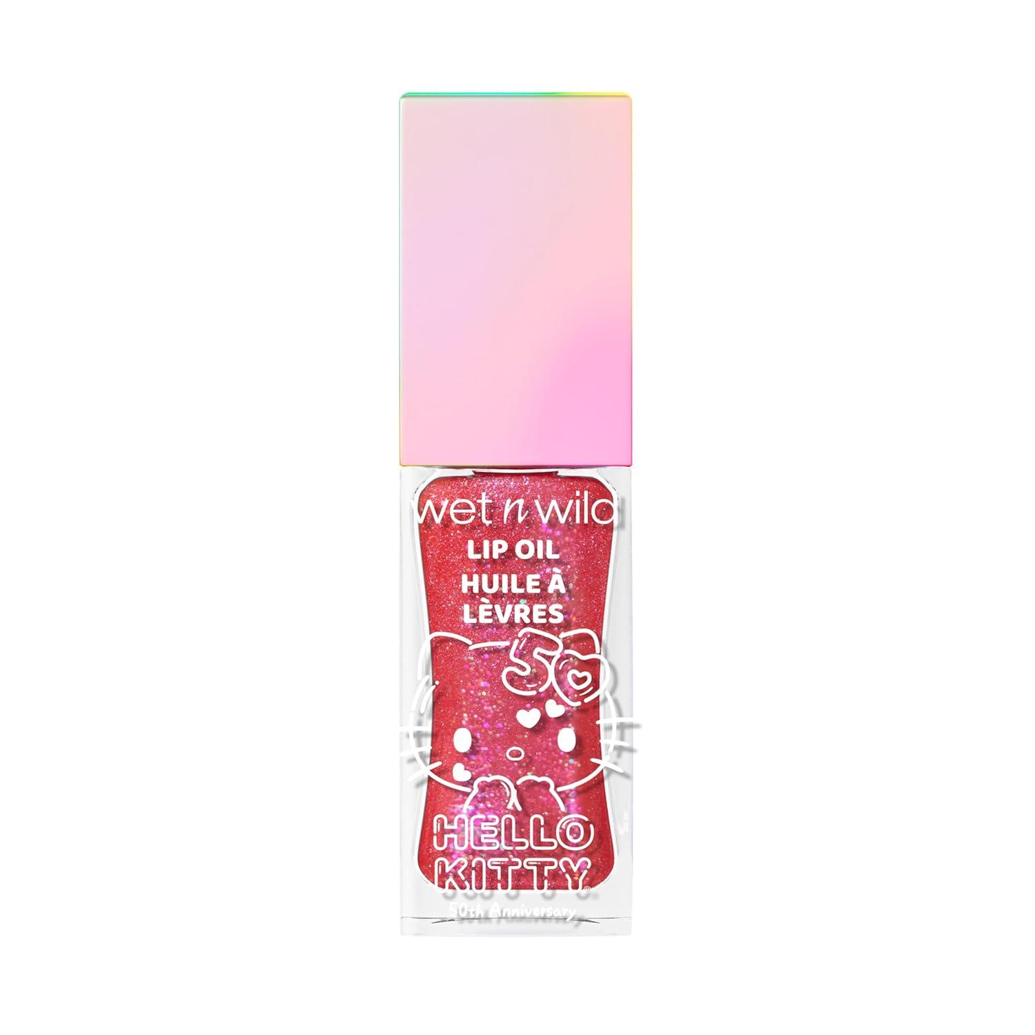 wet n wild Lip Oil – Lightweight, Non-Sticky, Hydrating & Nourishing Formula with 7 Conditioning Oils, Vegan & Cruelty-Free – Cedar Rose(Purrfect)