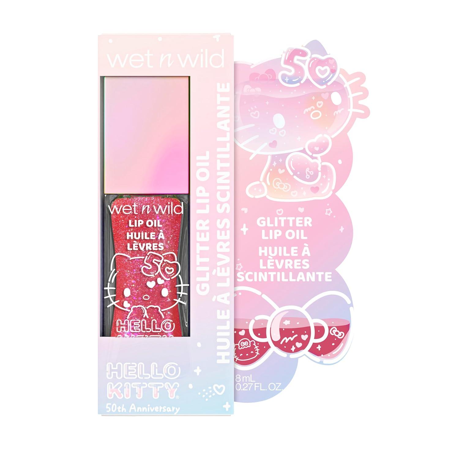 wet n wild Lip Oil – Lightweight, Non-Sticky, Hydrating & Nourishing Formula with 7 Conditioning Oils, Vegan & Cruelty-Free – Cedar Rose(Purrfect)