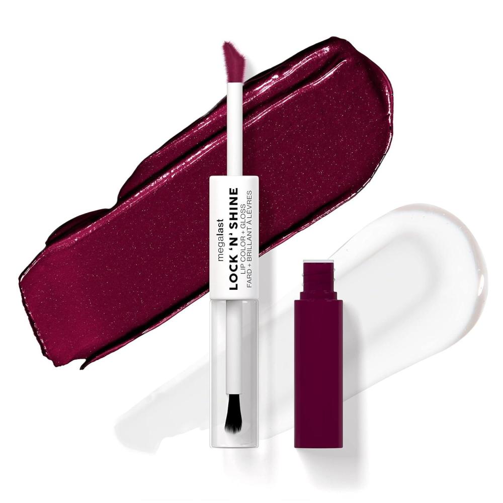 wet n wild Megalast Lock ‘N’ Shine Lip Color + Gloss Lotus Petal(Dark Wisteria)