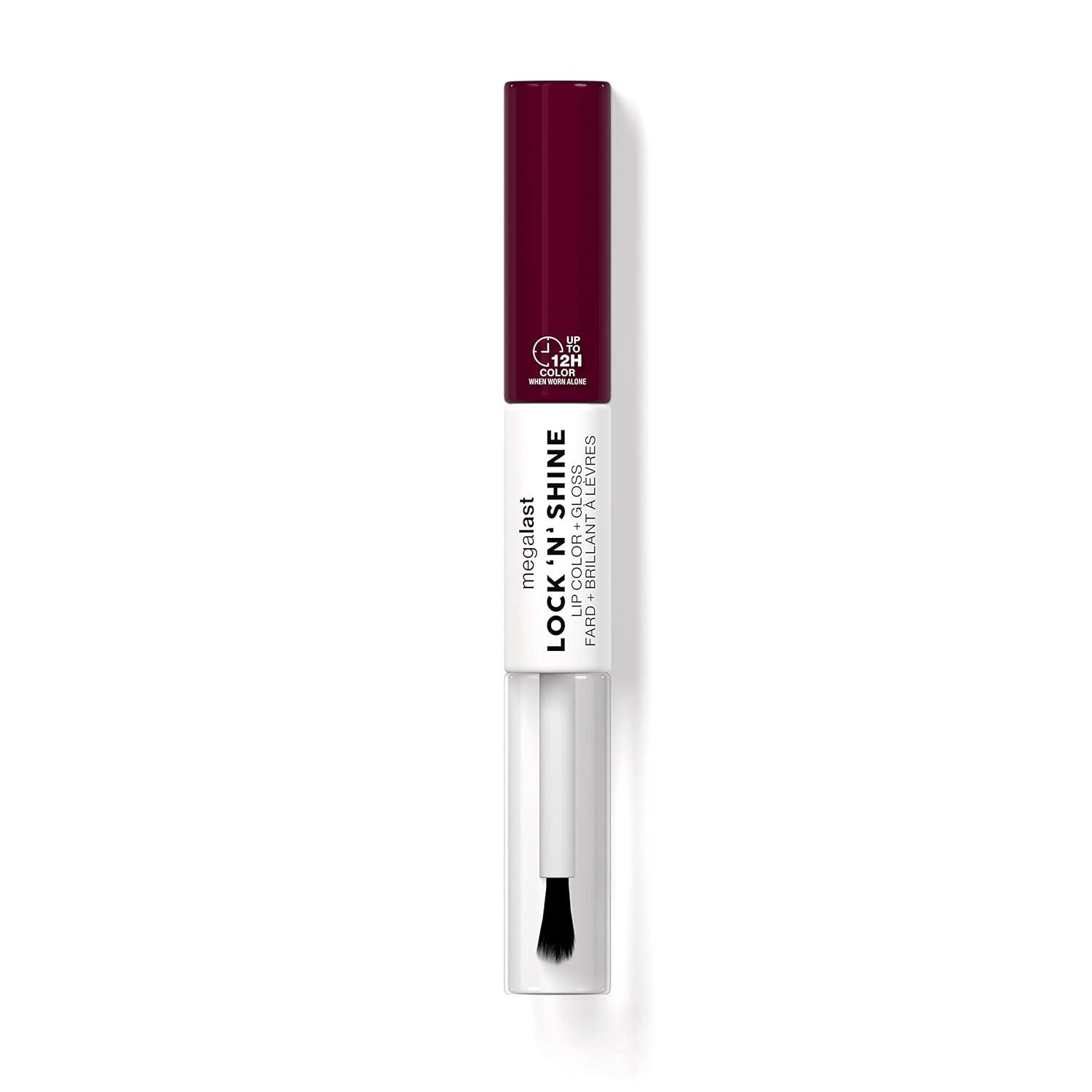 wet n wild Megalast Lock ‘N’ Shine Lip Color + Gloss Lotus Petal(Dark Wisteria)