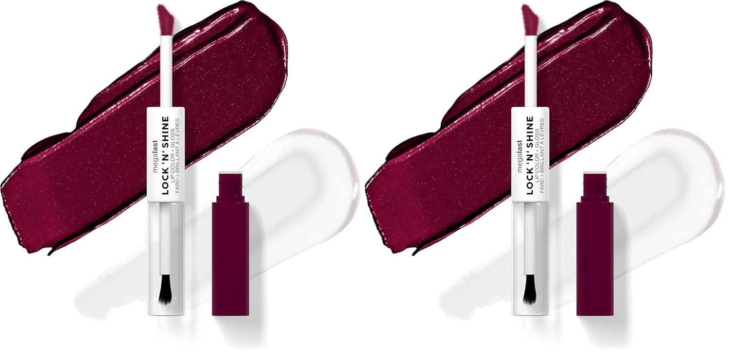 wet n wild Megalast Lock ‘N’ Shine Lip Color + Gloss Lotus Petal(Dark Wisteria)
