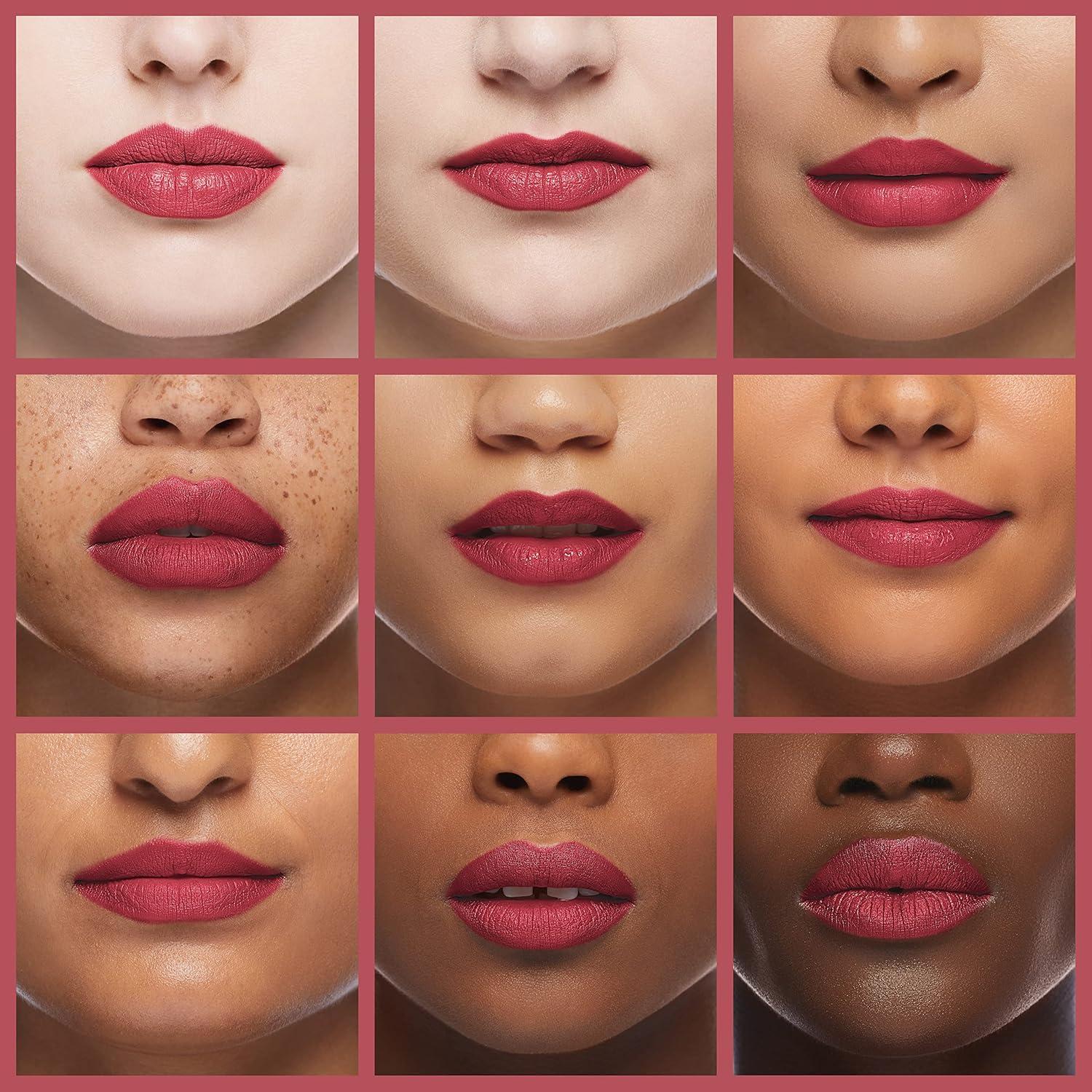 wet n wild Mega Last Matte Lip Color, Semi Matte Hyaluronic Acid Infused, Long Lasting Full Coverage for a Nourishing Pout, Cruelty-Free & Vegan – Cinnamon Spice(Wine Room)