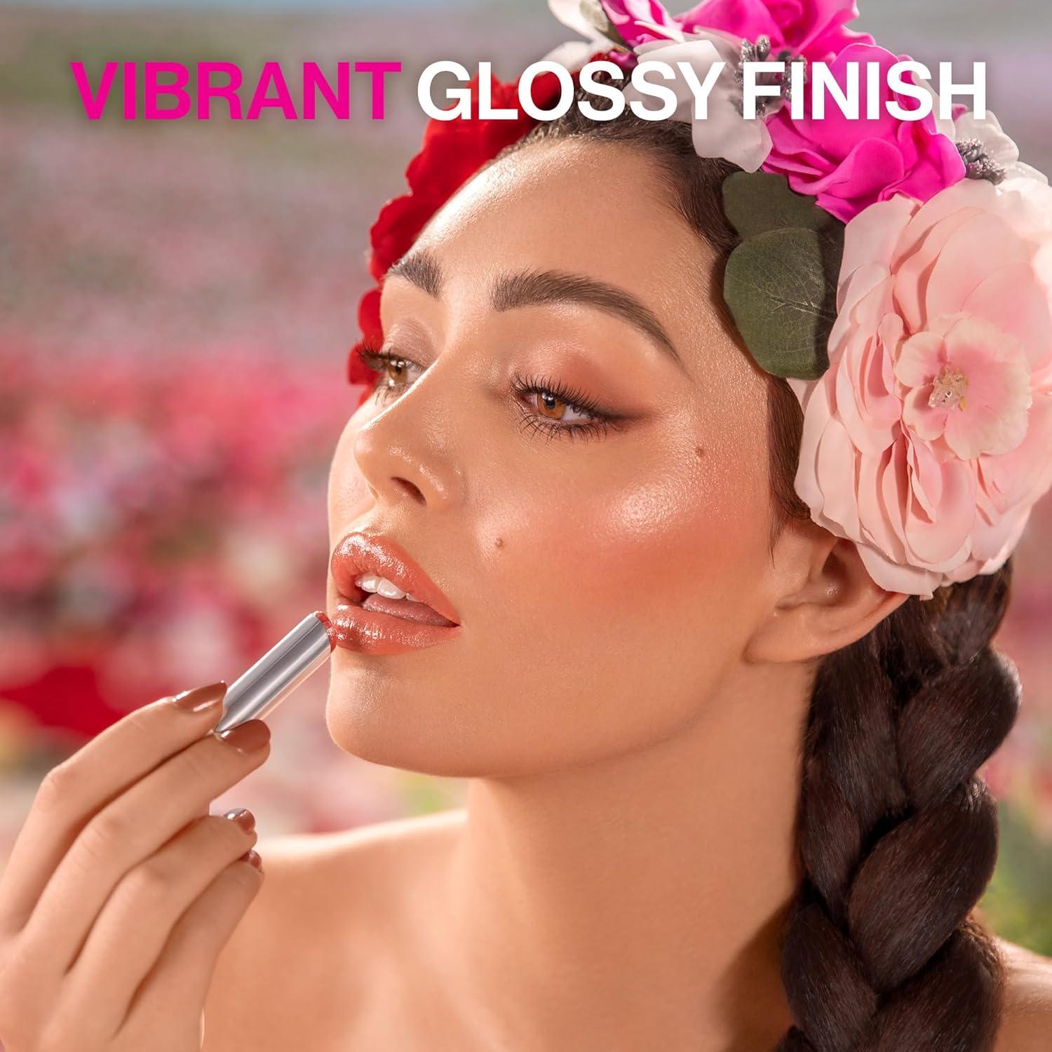 wet n wild Rose Comforting Glossy Natural Lipstick Dark Red Taffy Daddy(Taffy Daddy)