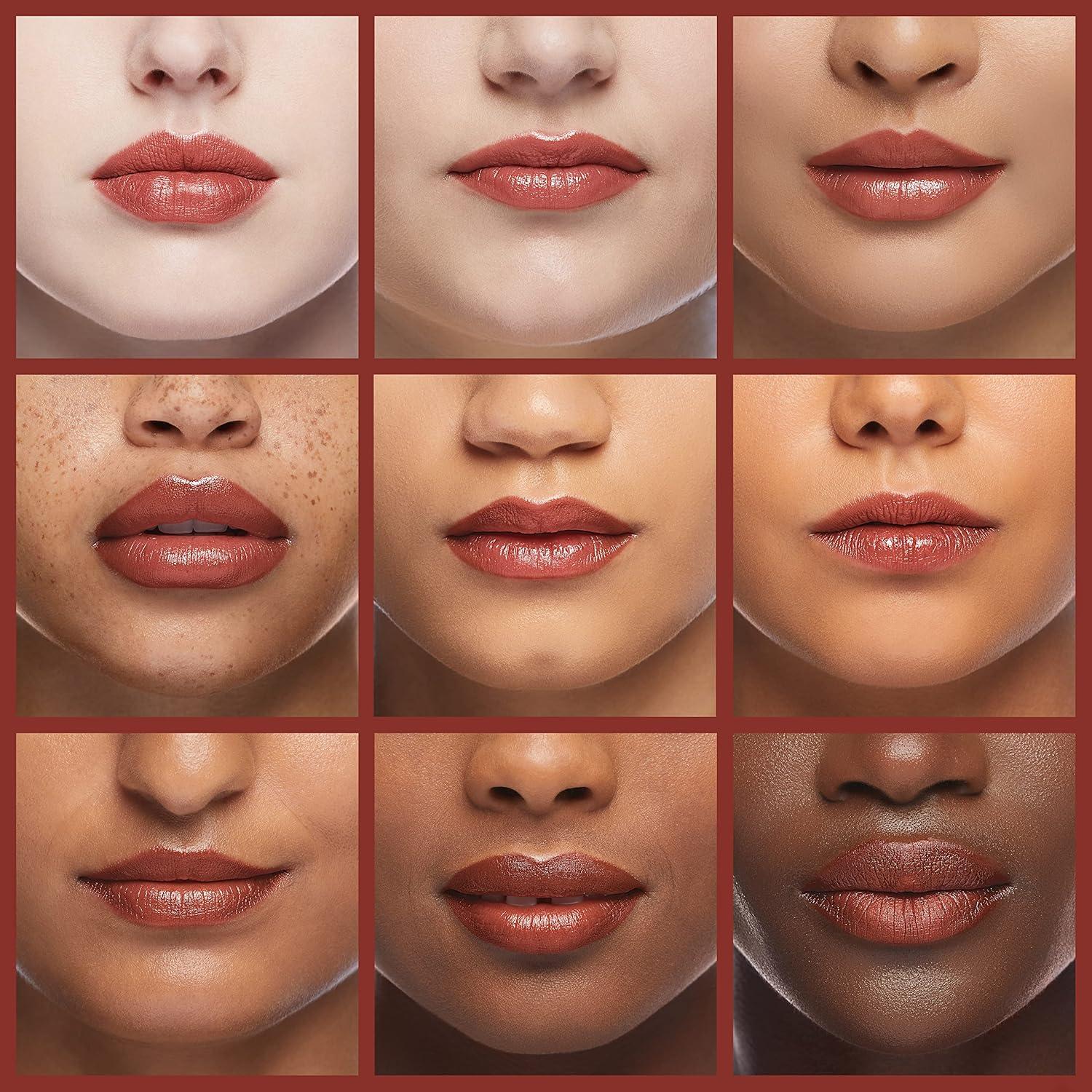 wet n wild Rose Comforting Glossy Natural Lipstick Dark Red Taffy Daddy(Taffy Daddy)