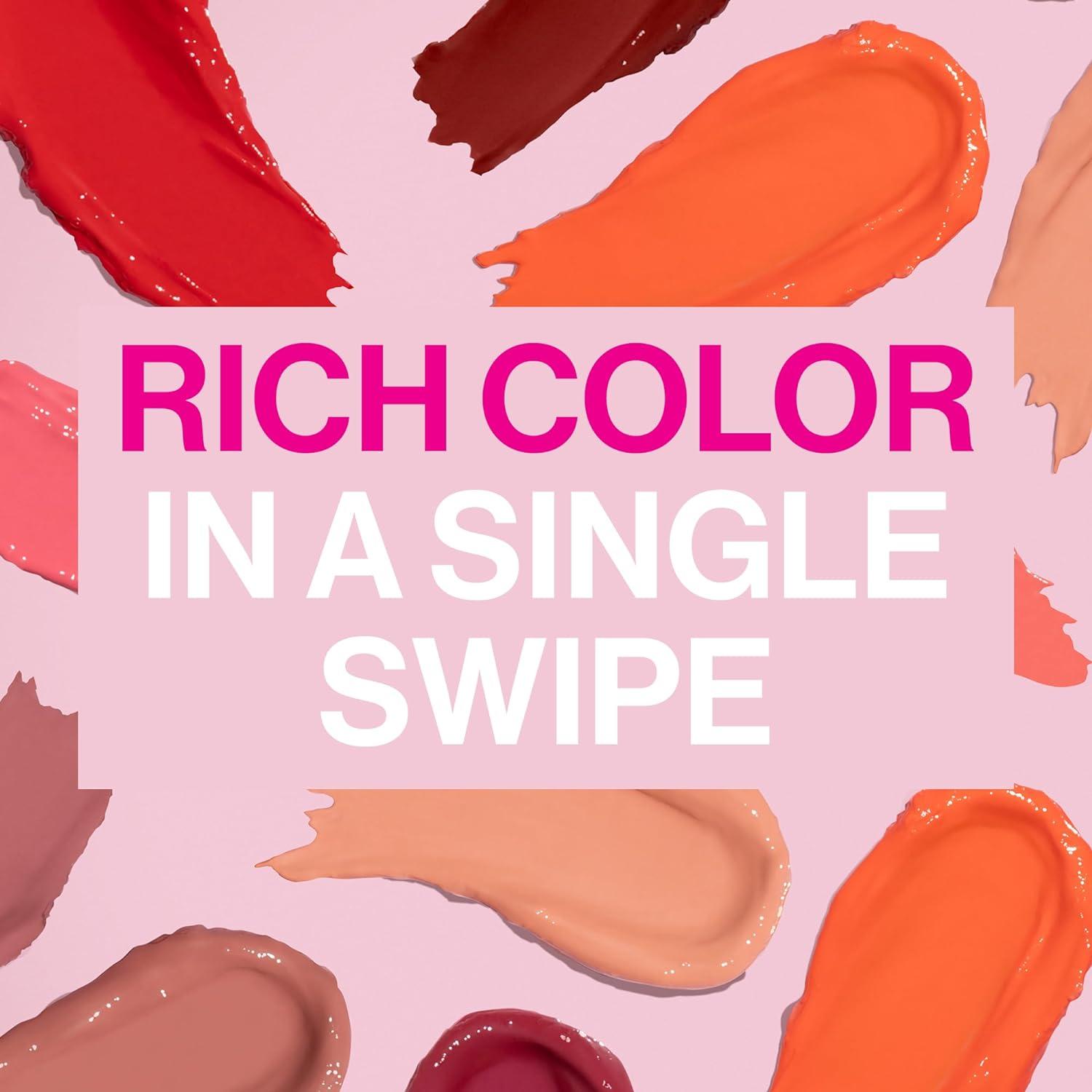 wet n wild Mega Last High-Shine Lipstick Lip Color, Infused with Seed Oils For a Nourishing High-Shine, Buildable & Blendable Creamy Color, Cruelty-Free & Vegan – Pinky Ring(Bellini Overflow)