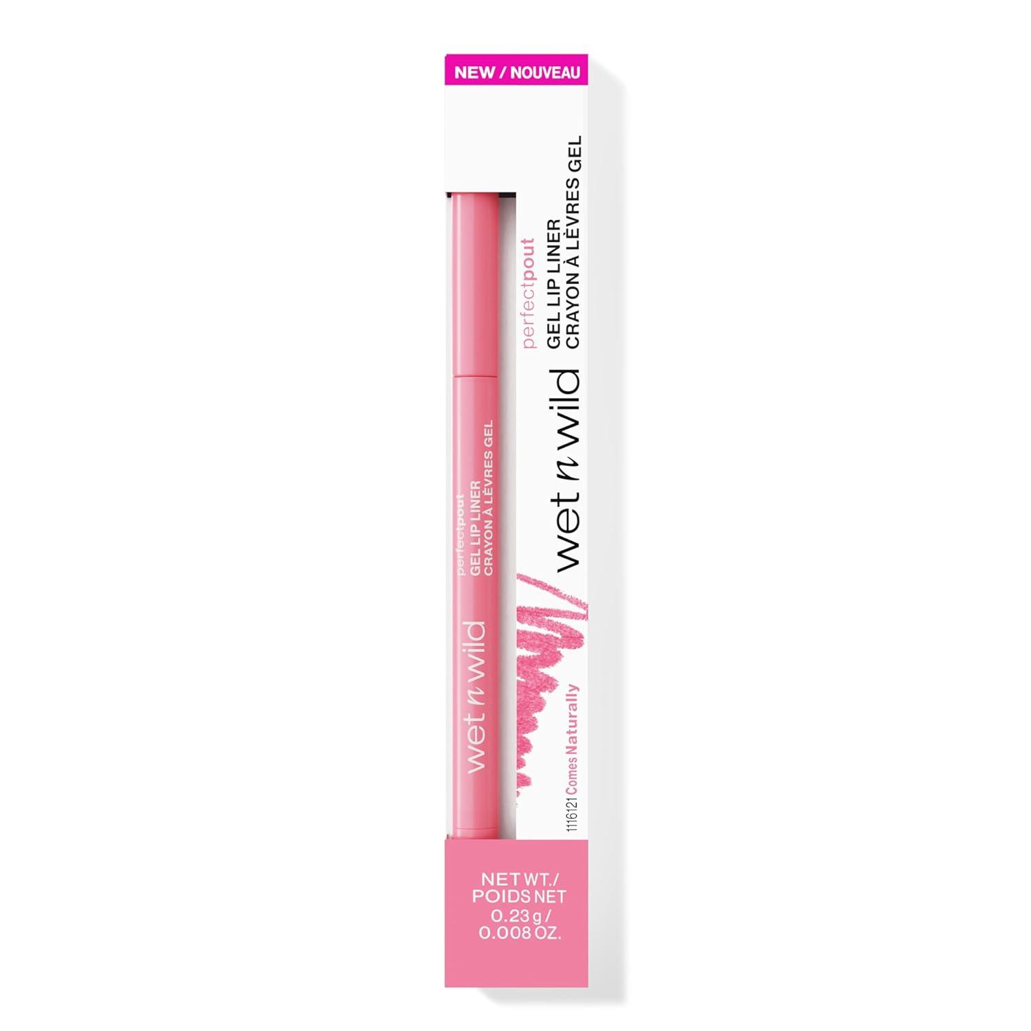 wet n wild Perfect Pout Matte Retractable Gel Lip Liner Pencil, Rich Creamy Long Lasting Color, Well-Defined and Flawless Application, Vegan & Cruelty-Free – Purple Lay Down the Mauves(Comes Naturally)