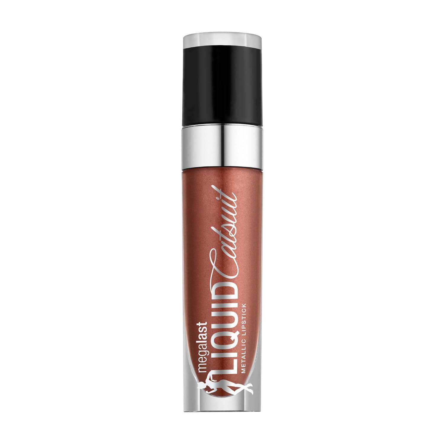 wet n wild Megalast Catsuit Matte Liquid Lipstick, Red Give Me Mocha | Lip Color Makeup | Moisturizing | Creamy | Smudge Proof(Ride on my Copper)