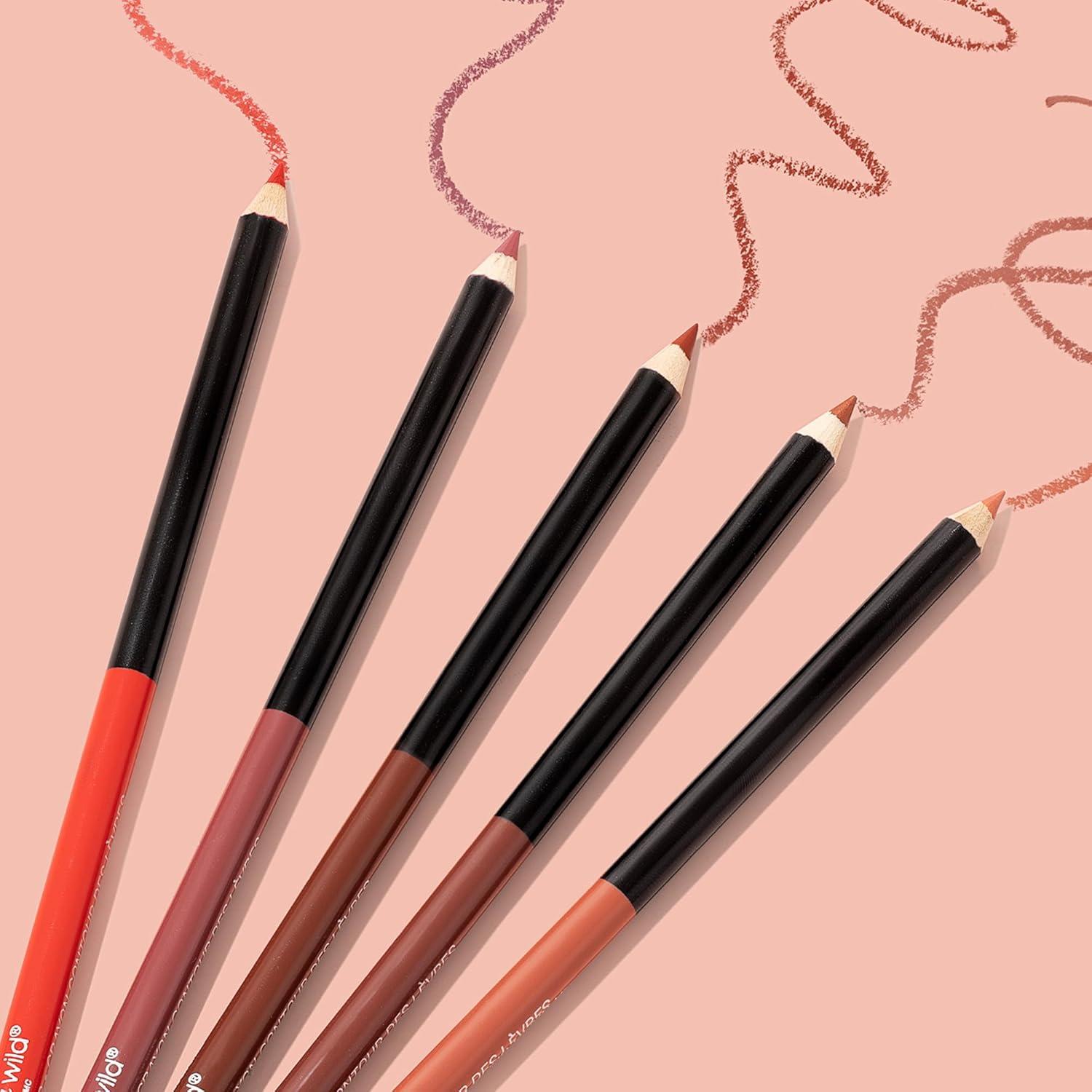 Lip Liner Pencil By Wet n Wild Color Icon Lip Color Makeup, Brandy Wine(Berry Red)