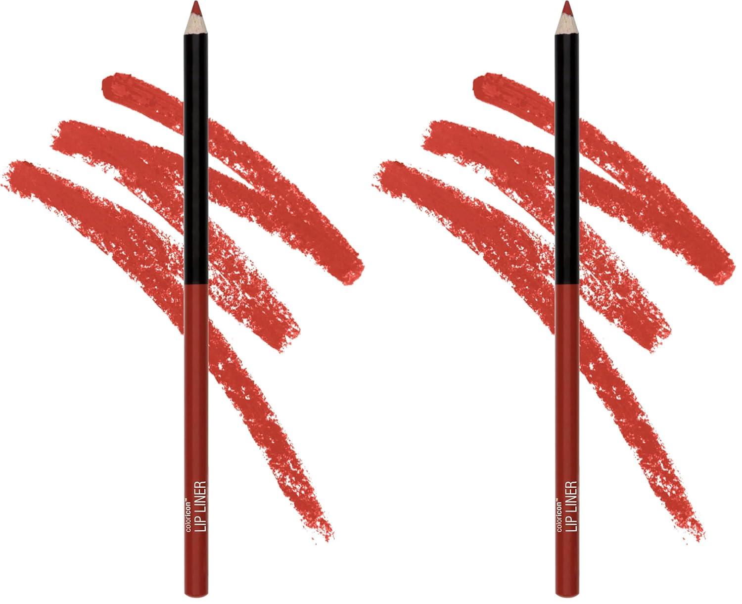 Lip Liner Pencil By Wet n Wild Color Icon Lip Color Makeup, Brandy Wine(Berry Red)