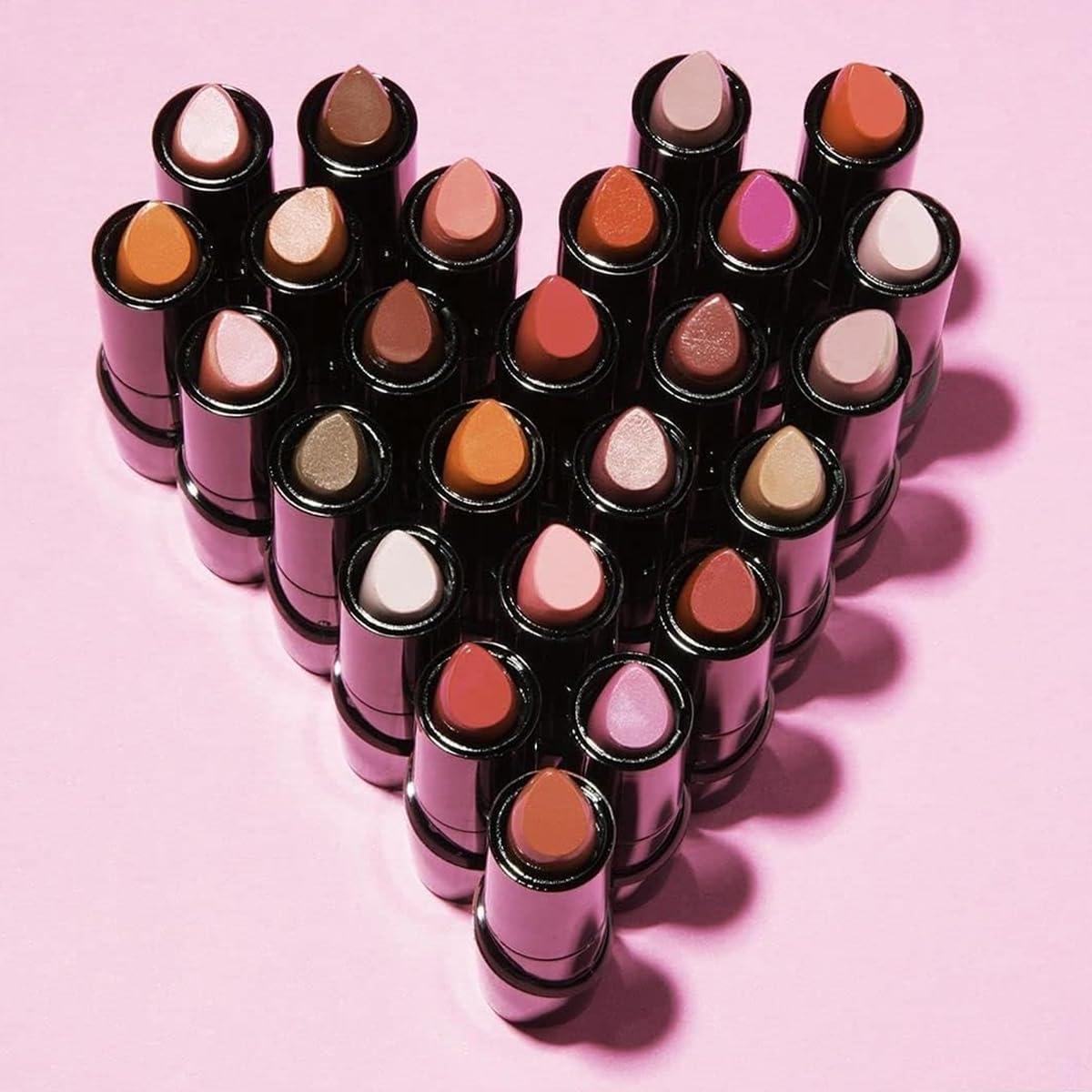 wet n wild Silk Finish Lipstick, Hydrating Rich Buildable Lip Color, Formulated with Vitamins A,E, & Macadamia for Ultimate Hydration, Cruelty-Free & Vegan – Hot Red(Just Garnet)