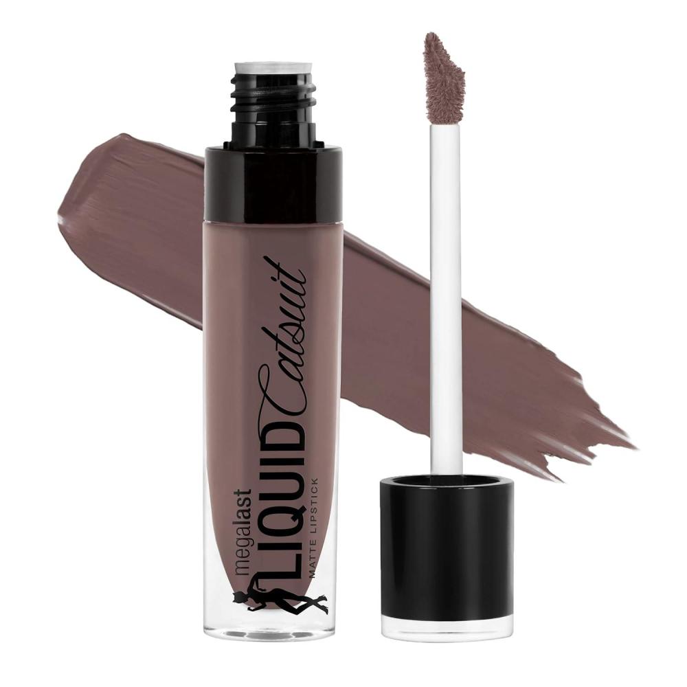 wet n wild Megalast Catsuit Matte Liquid Lipstick, Red Give Me Mocha | Lip Color Makeup | Moisturizing | Creamy | Smudge Proof(Toffee Talk)