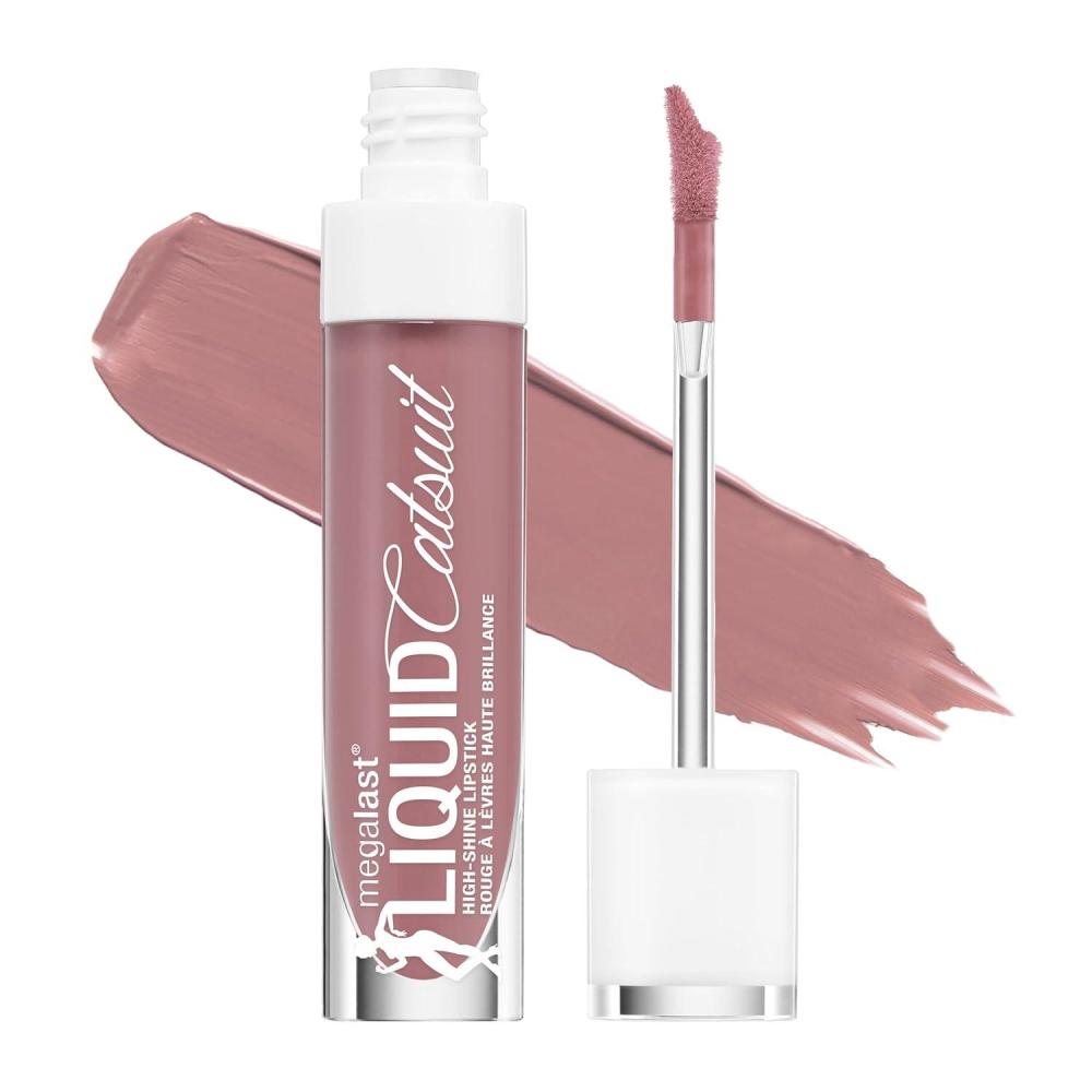 wet n wild Megalast Catsuit Matte Liquid Lipstick, Red Give Me Mocha | Lip Color Makeup | Moisturizing | Creamy | Smudge Proof(Send Nudes)