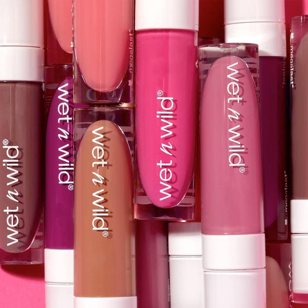 wet n wild Megalast Catsuit Matte Liquid Lipstick, Red Give Me Mocha | Lip Color Makeup | Moisturizing | Creamy | Smudge Proof(Send Nudes)