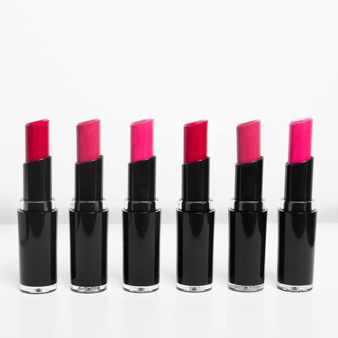 wet n wild Perfect Pout Lipstick, Black Power Outage Vegan | Gluten-Free | Cruelty-Free | Lip Color(Pink-A-Holics)