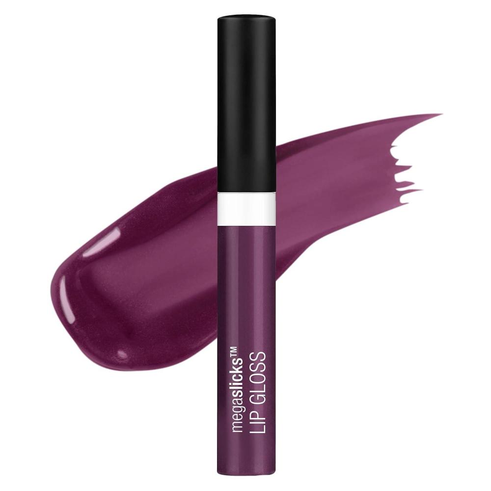 wet n wild MegaSlicks Lip Gloss, Ultra-Glossy, Vitamin-E Enriched, Ultra-Gloss High Shine Moisturizing, Cruelty-Free & Vegan – Berried Treasure(Carded)(That’s My Jam)