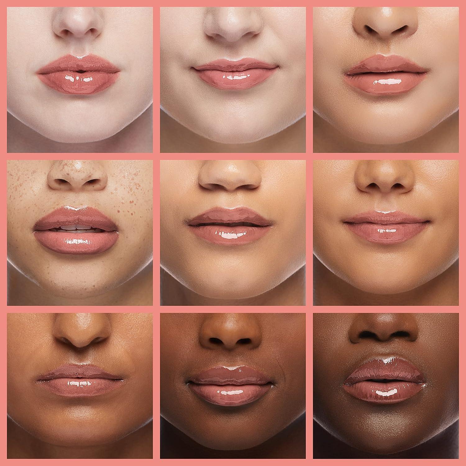 wet n wild MegaSlicks Lip Gloss, Ultra-Glossy, Vitamin-E Enriched, Ultra-Gloss High Shine Moisturizing, Cruelty-Free & Vegan – Berried Treasure(Carded)(Cherish)