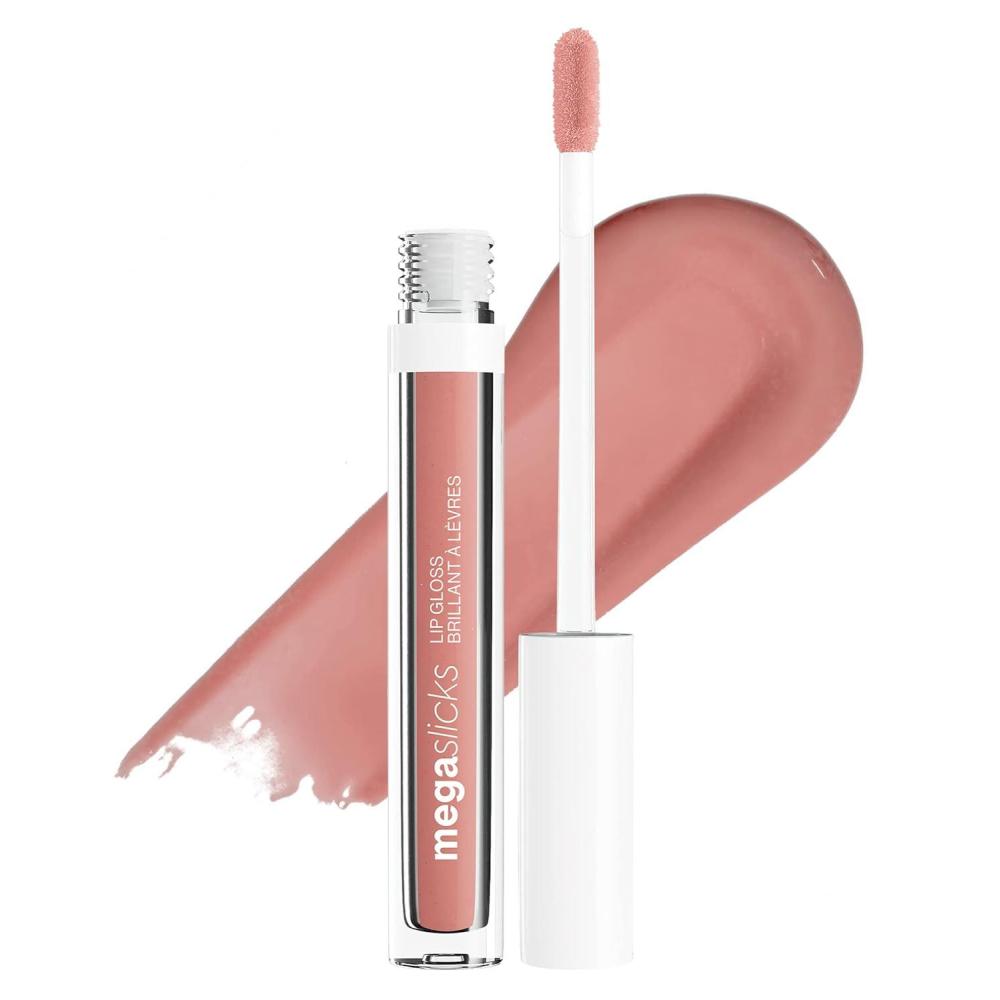 wet n wild MegaSlicks Lip Gloss, Ultra-Glossy, Vitamin-E Enriched, Ultra-Gloss High Shine Moisturizing, Cruelty-Free & Vegan – Berried Treasure(Carded)(Love Language)