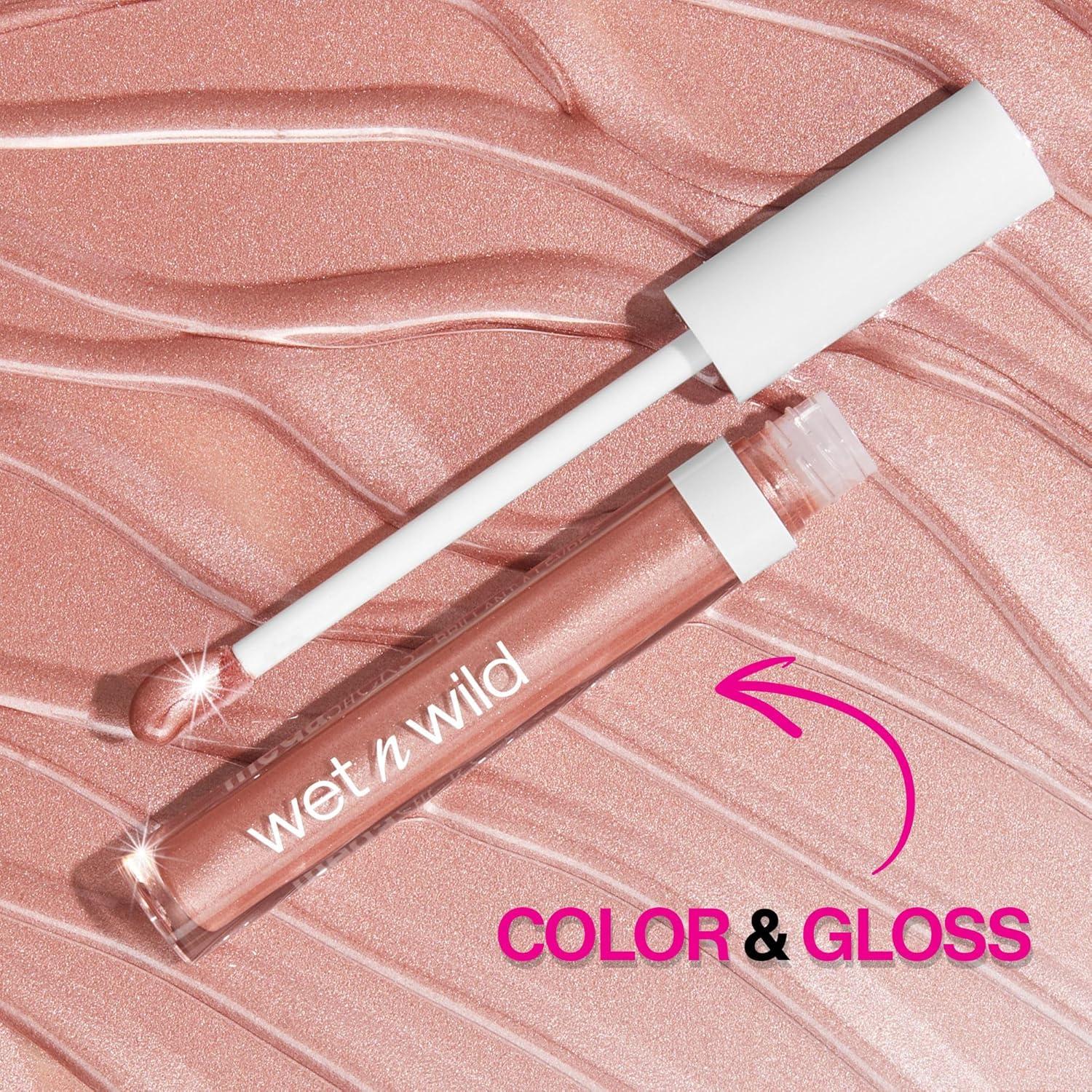 wet n wild MegaSlicks Lip Gloss, Ultra-Glossy, Vitamin-E Enriched, Ultra-Gloss High Shine Moisturizing, Cruelty-Free & Vegan – Berried Treasure(Carded)(Sinless)