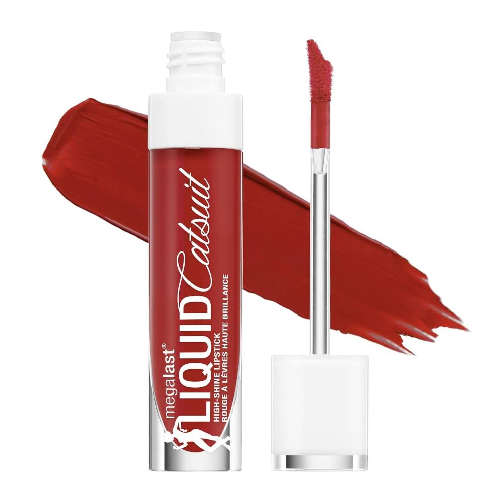 wet n wild Megalast Catsuit Matte Liquid Lipstick, Red Give Me Mocha | Lip Color Makeup | Moisturizing | Creamy | Smudge Proof(Bad Girl)