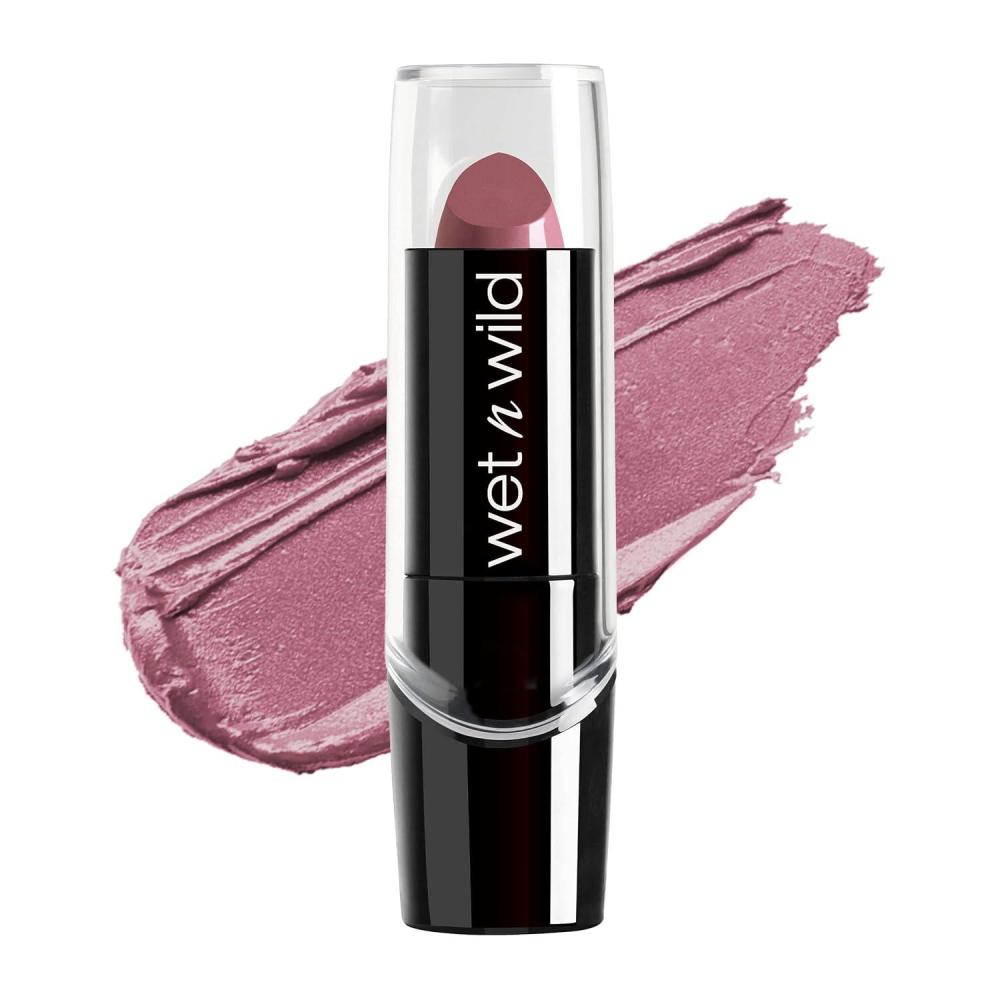 wet n wild Silk Finish Lipstick, Hydrating Rich Buildable Lip Color, Formulated with Vitamins A,E, & Macadamia for Ultimate Hydration, Cruelty-Free & Vegan – Hot Red(Secret Muse)