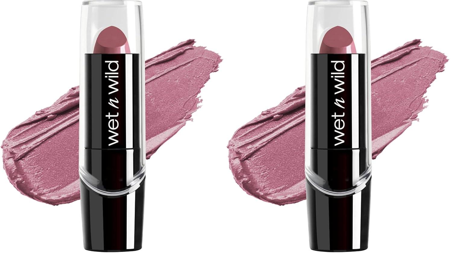 wet n wild Silk Finish Lipstick, Hydrating Rich Buildable Lip Color, Formulated with Vitamins A,E, & Macadamia for Ultimate Hydration, Cruelty-Free & Vegan – Hot Red(Secret Muse)