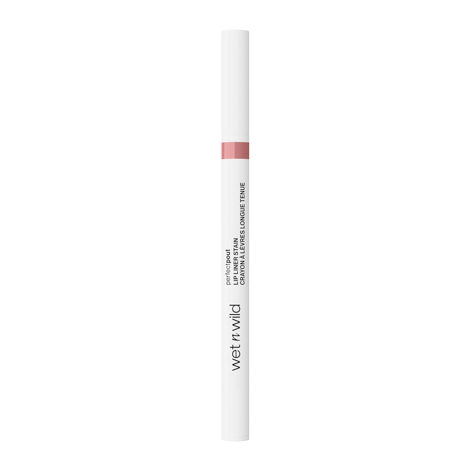 wet n wild Perfect Pout Matte Retractable Gel Lip Liner Pencil, Rich Creamy Long Lasting Color, Well-Defined and Flawless Application, Vegan & Cruelty-Free – Purple Lay Down the Mauves(Nude Tights)