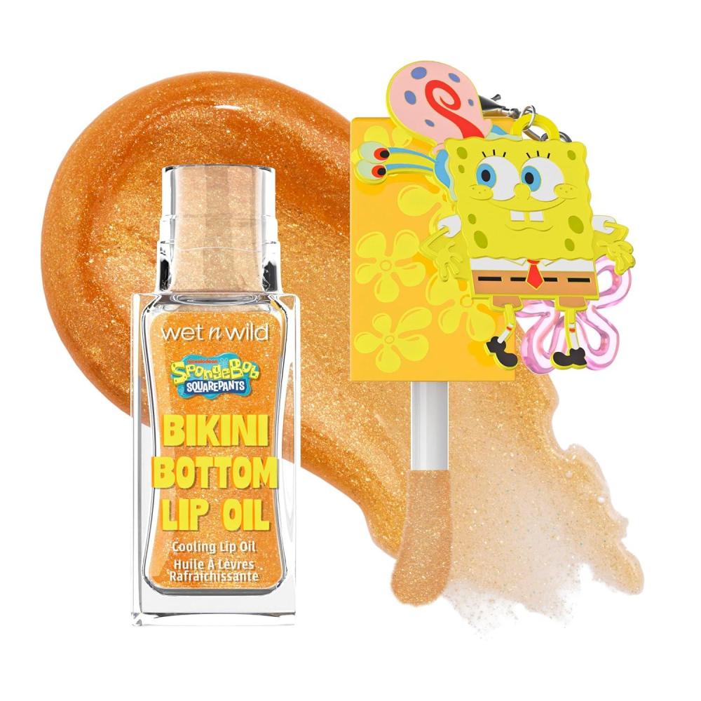 wet n wild Hello Kitty Glitter Lip Oil, New 10 Oil Infused Formula, Warm Apple Pie Lightly Scented, Sparkly Bold Colors, Cruelty-Free & Vegan – Diamond Bow(I’m Ready )