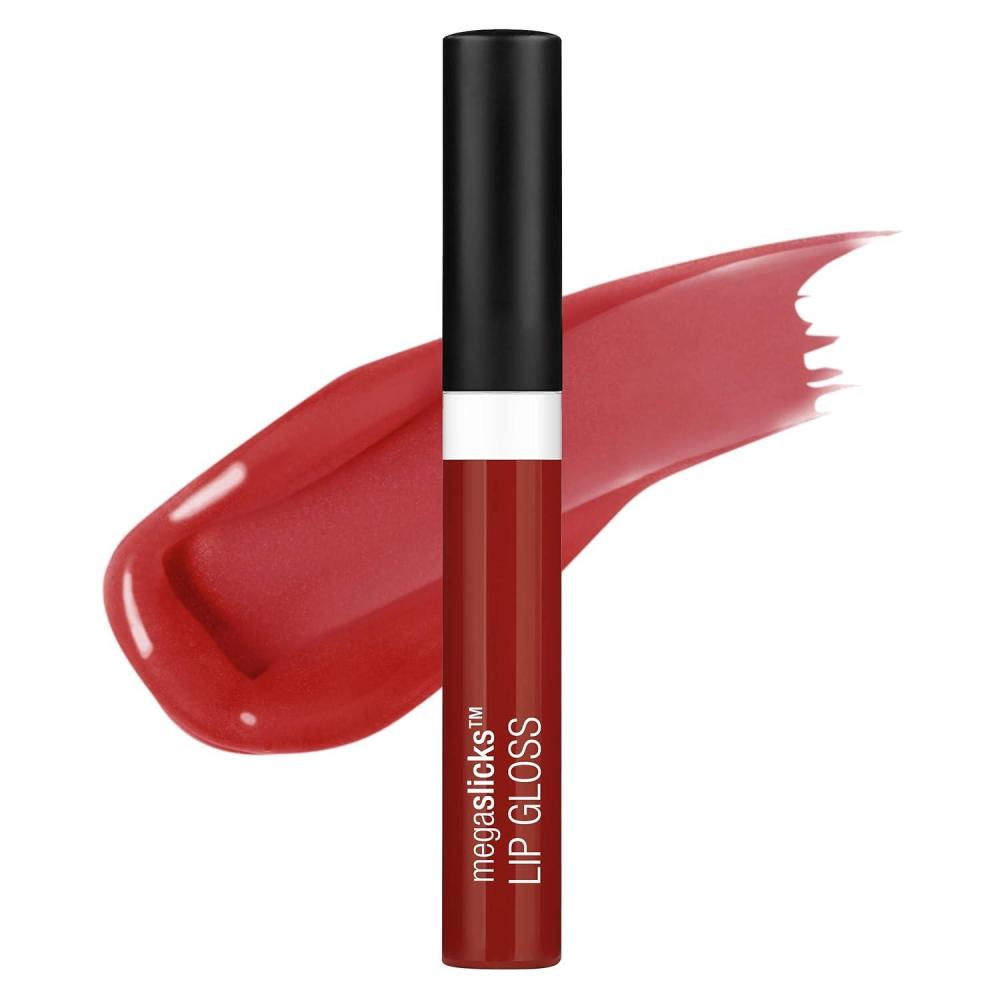 wet n wild MegaSlicks Lip Gloss, Ultra-Glossy, Vitamin-E Enriched, Ultra-Gloss High Shine Moisturizing, Cruelty-Free & Vegan – Berried Treasure(Carded)(My Cherry Amour)