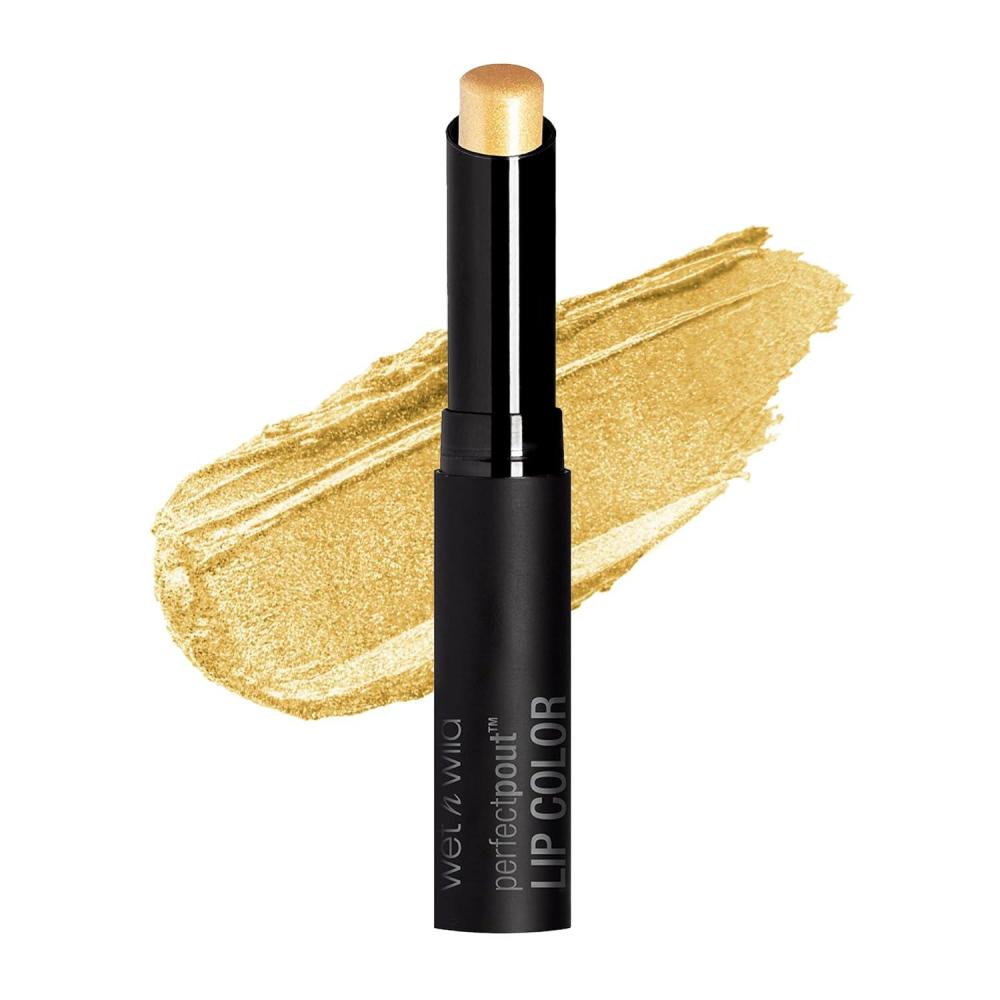wet n wild Perfect Pout Lipstick, Black Power Outage Vegan | Gluten-Free | Cruelty-Free | Lip Color(First Place Winner)