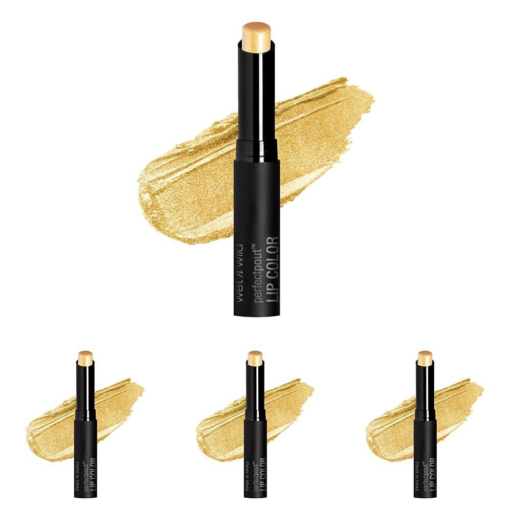 wet n wild Perfect Pout Lipstick, Black Power Outage Vegan | Gluten-Free | Cruelty-Free | Lip Color(First Place Winner)