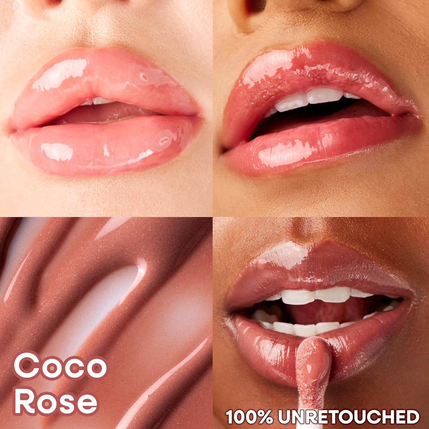 wet n wild Lip Oil – Lightweight, Non-Sticky, Hydrating & Nourishing Formula with 7 Conditioning Oils, Vegan & Cruelty-Free – Cedar Rose(Cocoa Rose)