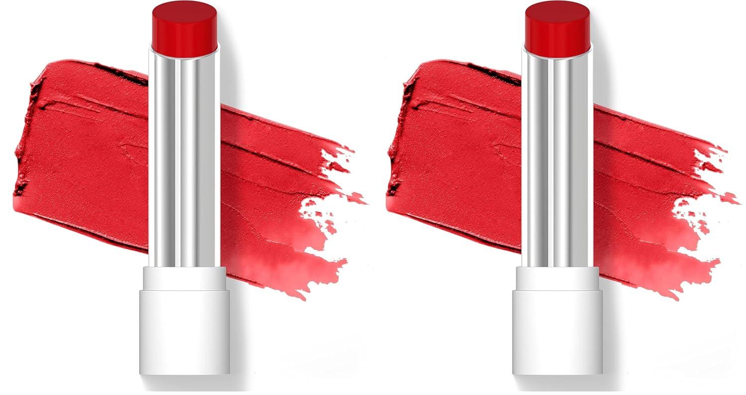 wet n wild Rose Comforting Glossy Natural Lipstick Dark Red Taffy Daddy(Cherry Syrup)