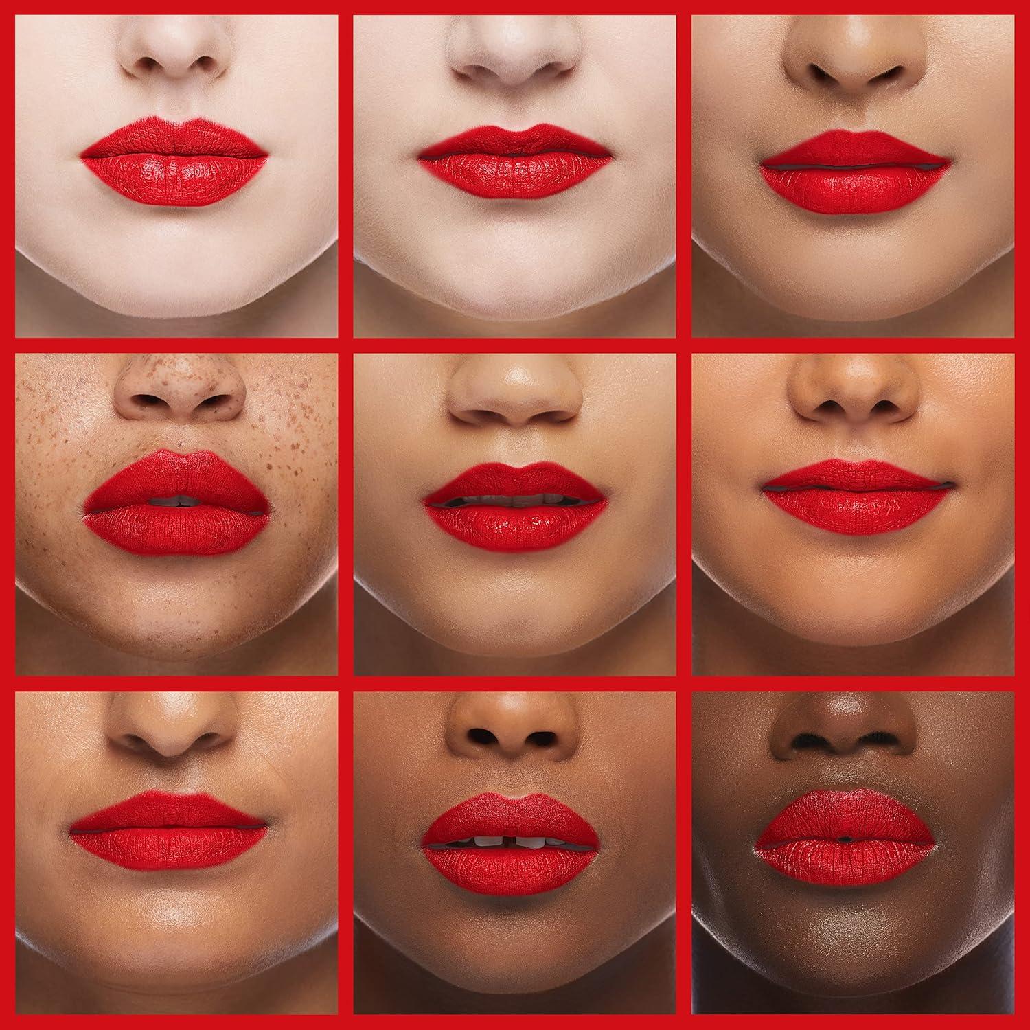 wet n wild Rose Comforting Glossy Natural Lipstick Dark Red Taffy Daddy(Cherry Syrup)