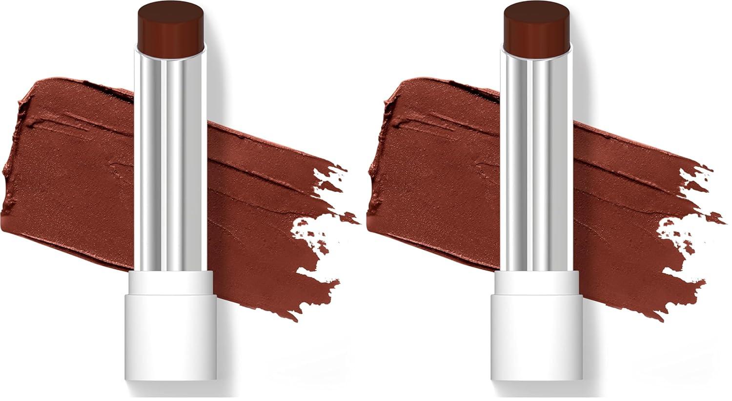 wet n wild Rose Comforting Glossy Natural Lipstick Dark Red Taffy Daddy(Pecan Glaze)