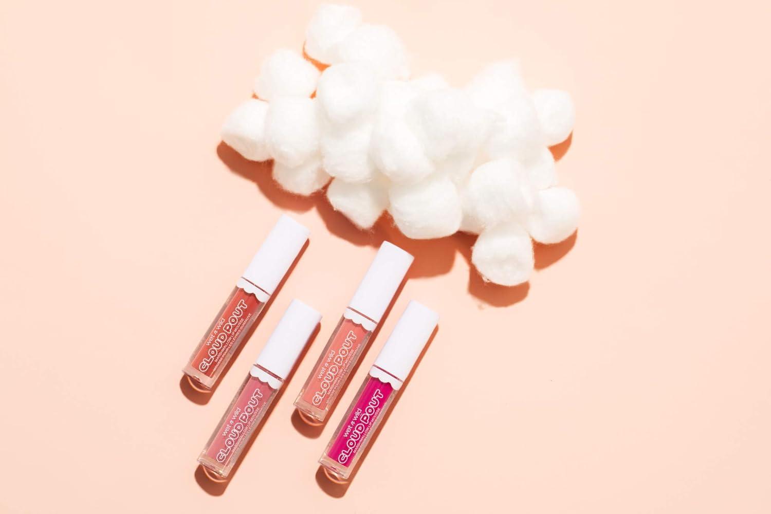 wet n wild Lip Cream Cloud Pout w/Marshmallow, Pink Girl, You’re Whipped | Argan Oil | Vitamin E | Marshmallow Flavored(Red Don’t Sugarcoat It)