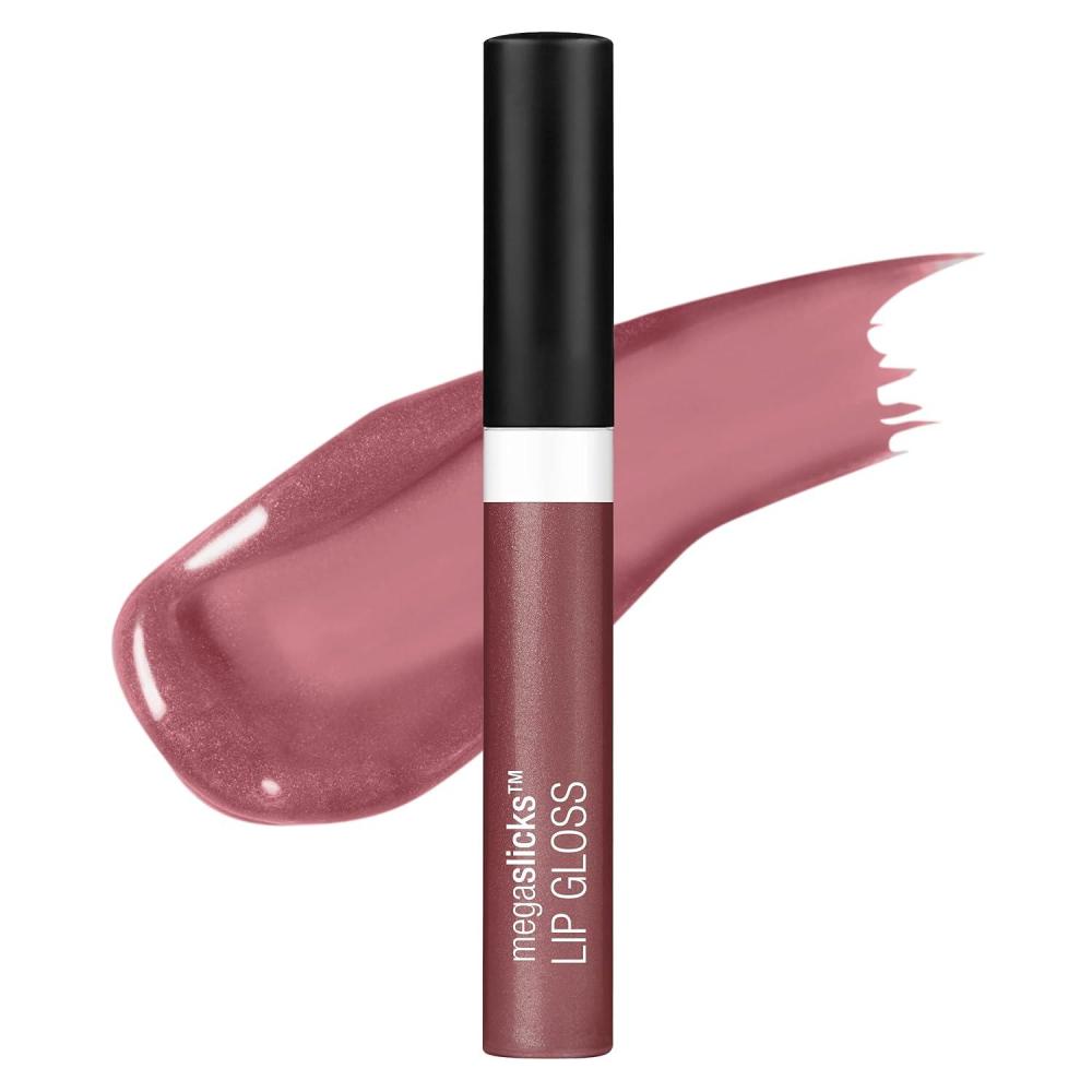 wet n wild MegaSlicks Lip Gloss, Ultra-Glossy, Vitamin-E Enriched, Ultra-Gloss High Shine Moisturizing, Cruelty-Free & Vegan – Berried Treasure(Carded)(Rasp-berry Voice)