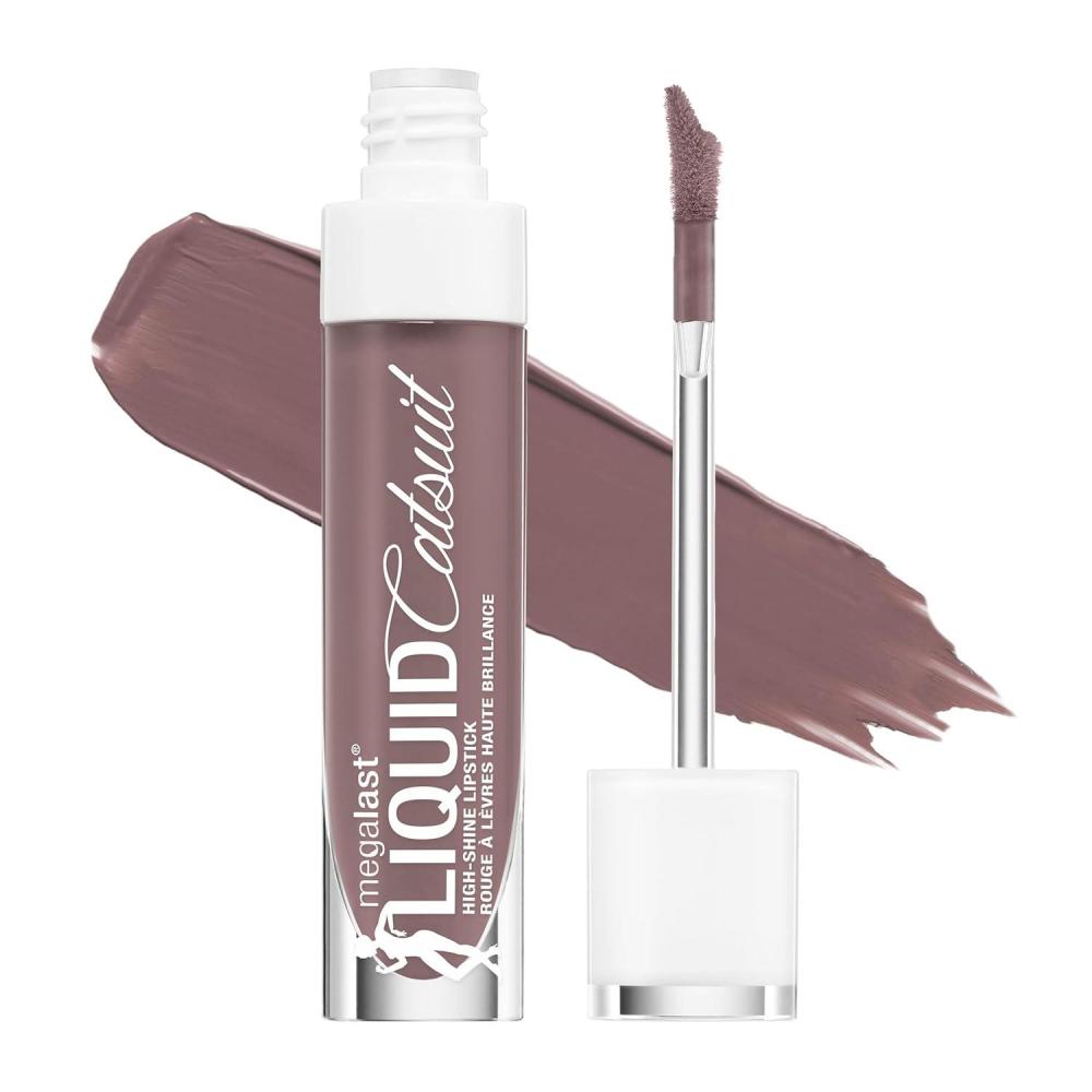 wet n wild Megalast Catsuit Matte Liquid Lipstick, Red Give Me Mocha | Lip Color Makeup | Moisturizing | Creamy | Smudge Proof(Mauve Over Girl)