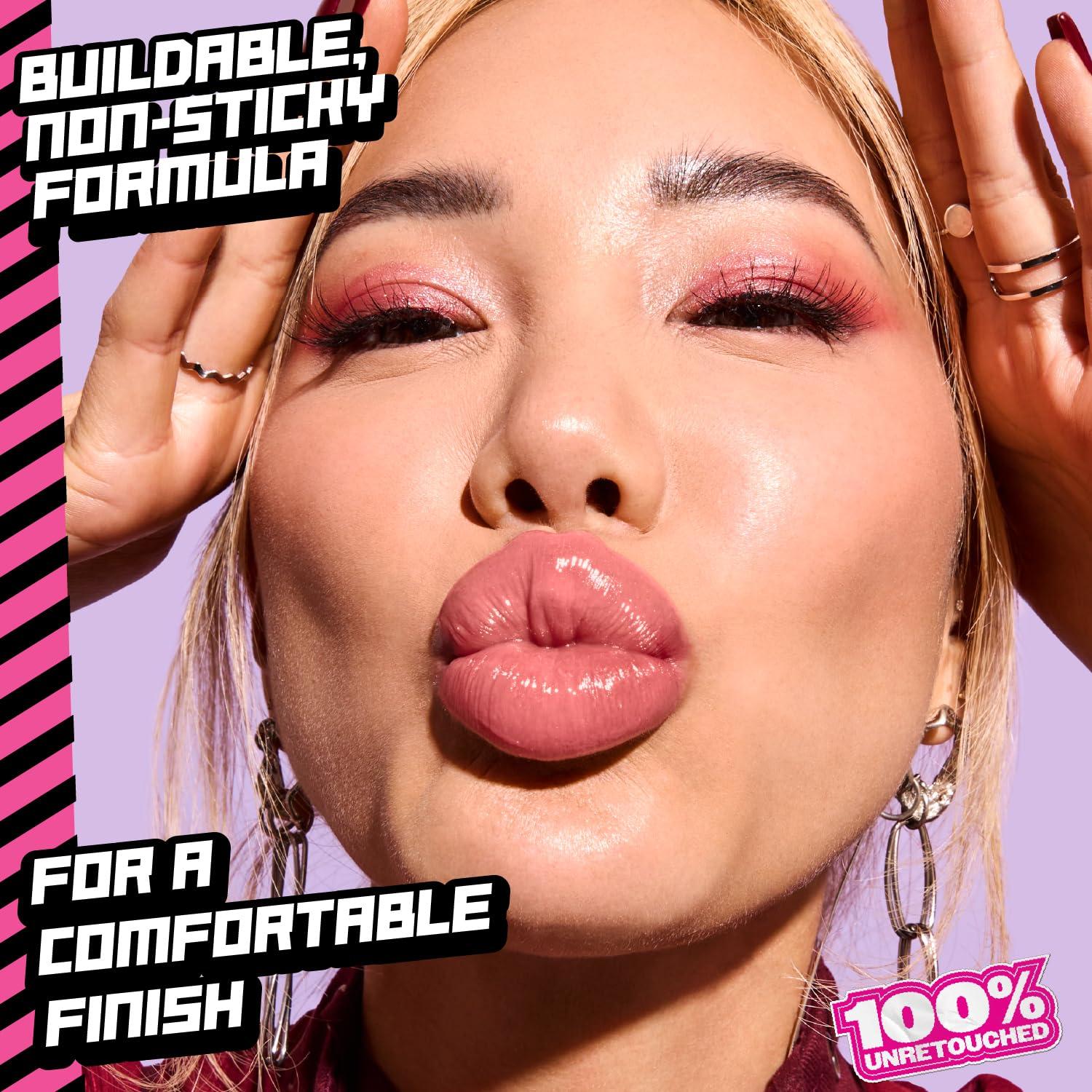 wet n wild Lip Oil – Lightweight, Non-Sticky, Hydrating & Nourishing Formula with 7 Conditioning Oils, Vegan & Cruelty-Free – Cedar Rose(Just a Hint)