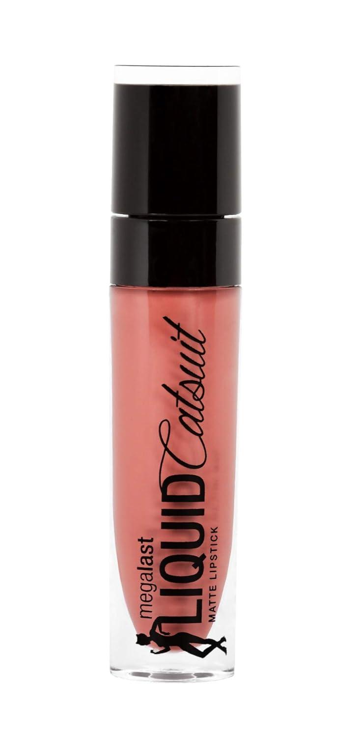 wet n wild Megalast Catsuit Matte Liquid Lipstick, Red Give Me Mocha | Lip Color Makeup | Moisturizing | Creamy | Smudge Proof(Nudist Peach)