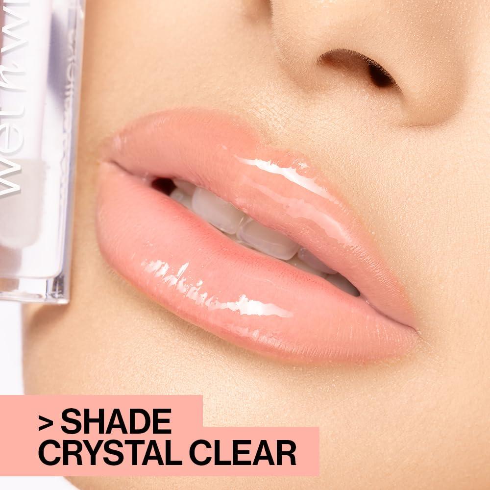 wet n wild MegaSlicks Lip Gloss, Ultra-Glossy, Vitamin-E Enriched, Ultra-Gloss High Shine Moisturizing, Cruelty-Free & Vegan – Berried Treasure(Carded)(Crushed Grapes)