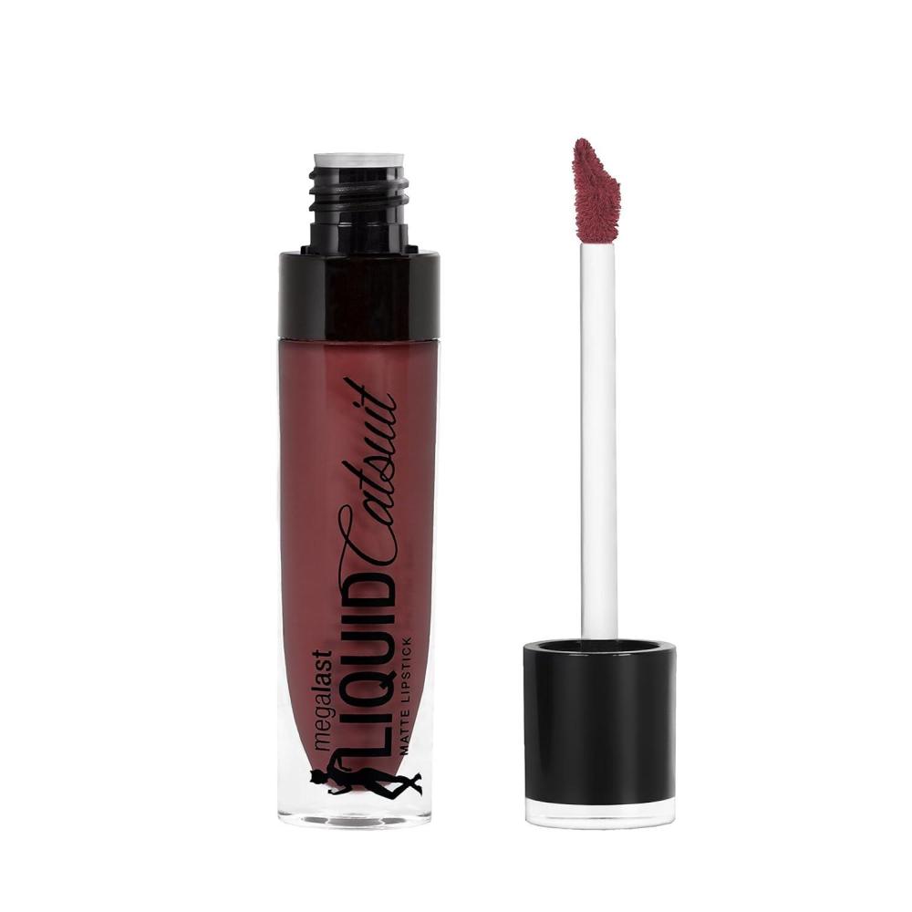 wet n wild Megalast Catsuit Matte Liquid Lipstick, Red Give Me Mocha | Lip Color Makeup | Moisturizing | Creamy | Smudge Proof(Give Me Mocha)