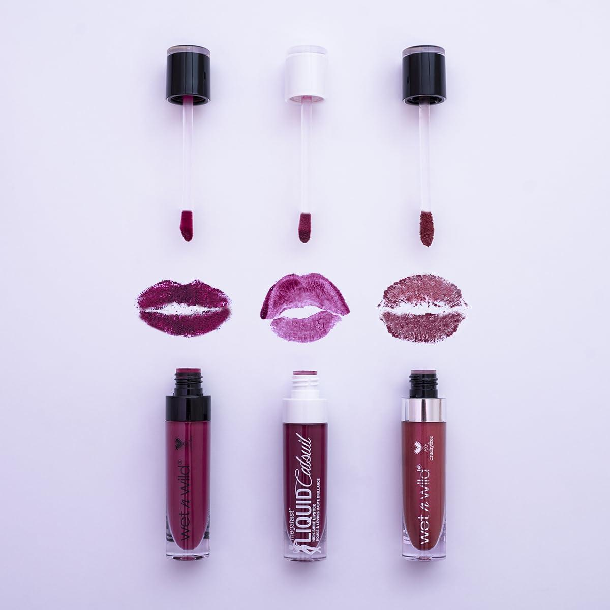 wet n wild Megalast Catsuit Matte Liquid Lipstick, Red Give Me Mocha | Lip Color Makeup | Moisturizing | Creamy | Smudge Proof(Give Me Mocha)